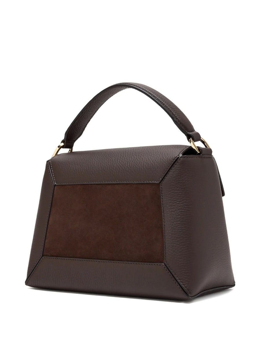 Strathberry Strathberry Small Mosaic Leather Suede Tote Bag, view 2