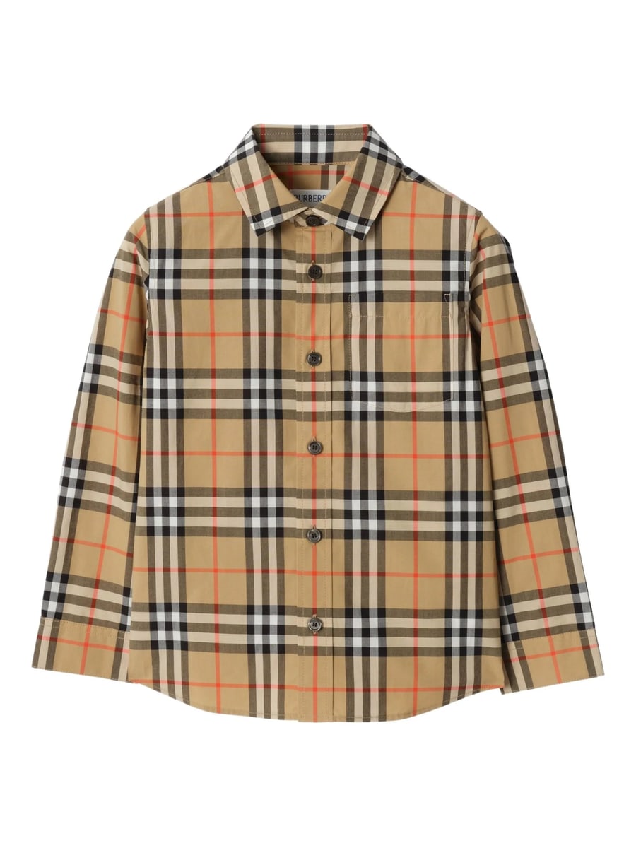 Burberry Burberry Check-pattern Cotton Shirt