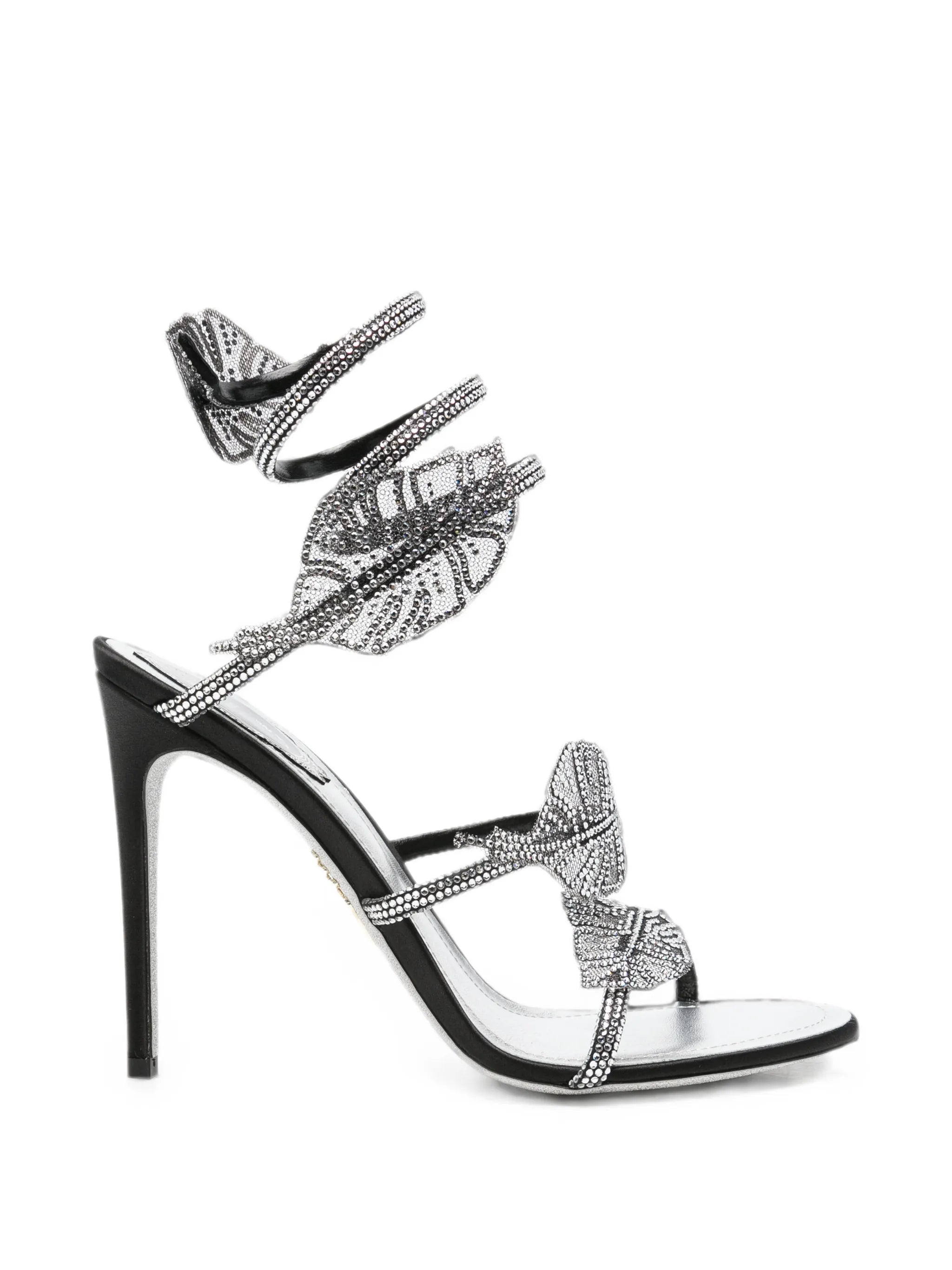 Caovilla Caovilla Leaf Crystal-embellished Heeled Sandals
