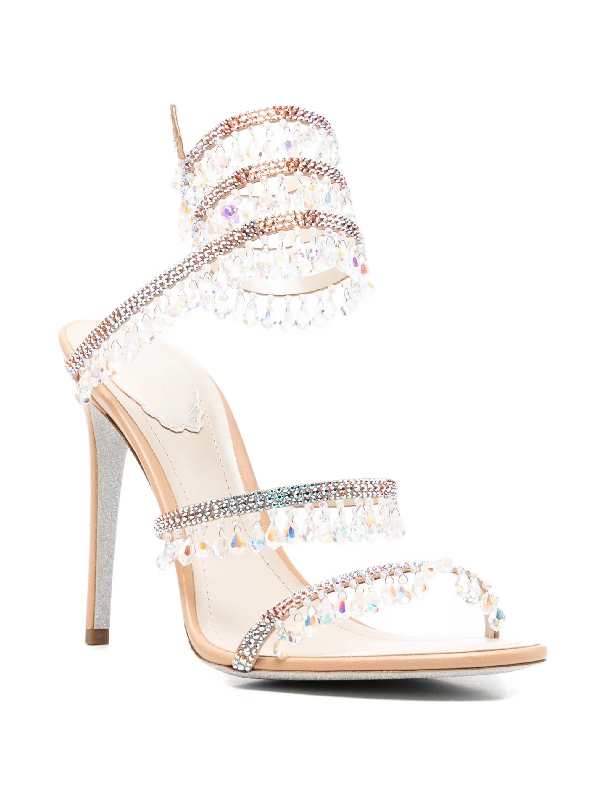Caovilla Caovilla Chandelier Crystal-embellished Sandals, view 2