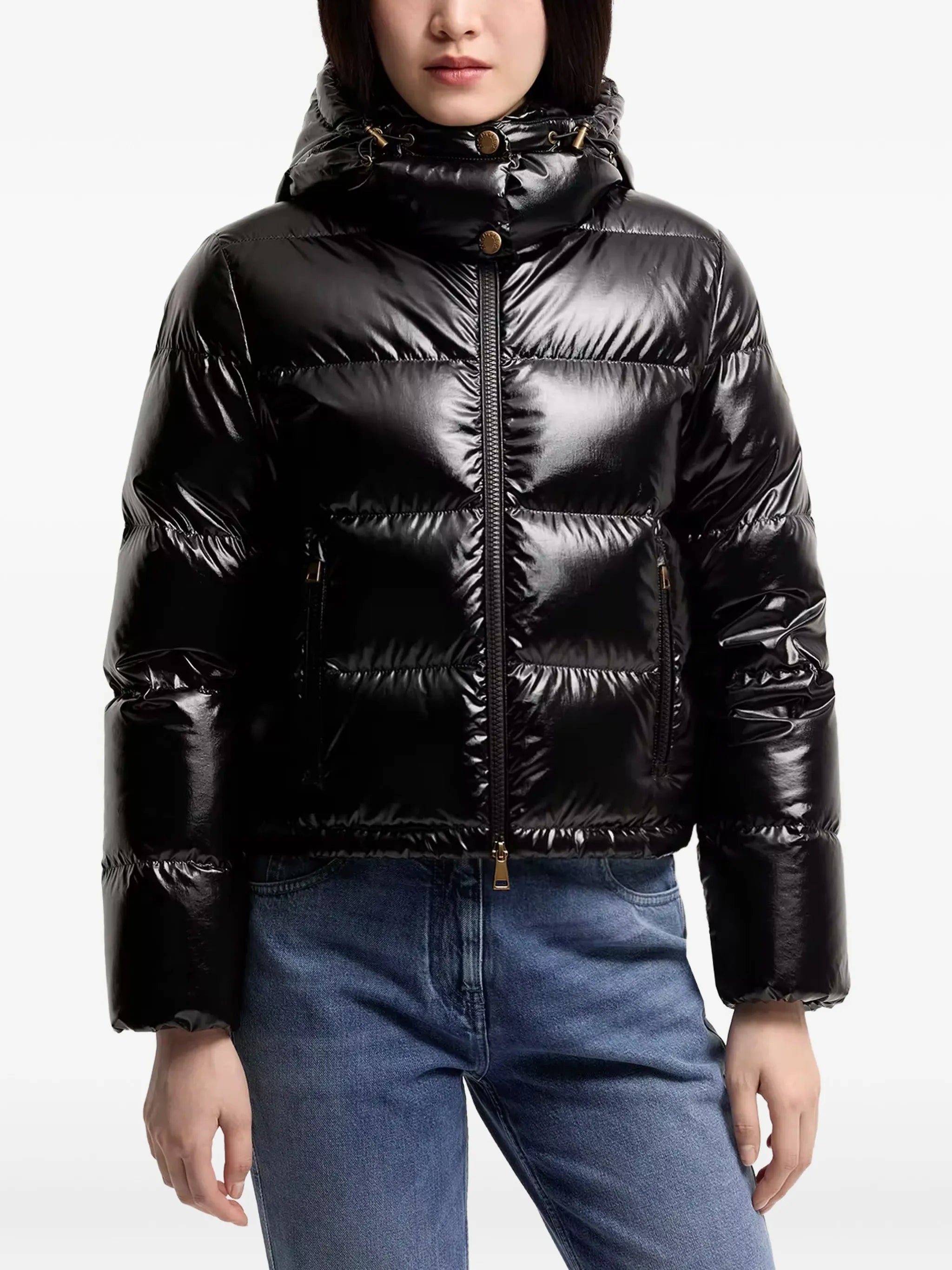 Moncler Moncler Niveole Short Down Jacket, view 2