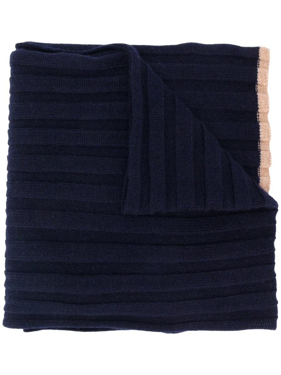 Brunello Cucinelli Brunello Cucinelli Ribbed Knit Scarf