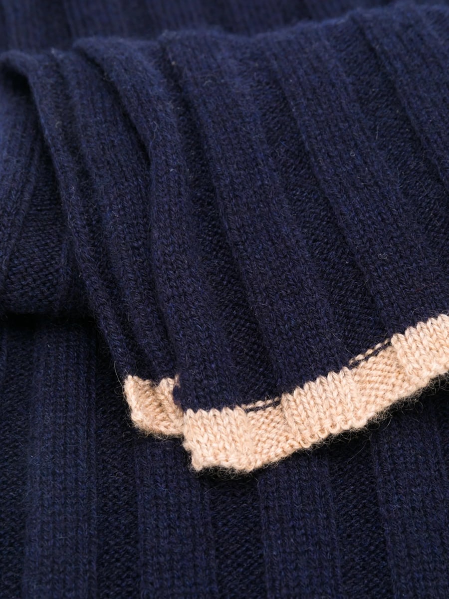 Brunello Cucinelli Brunello Cucinelli Ribbed Knit Scarf, view 3