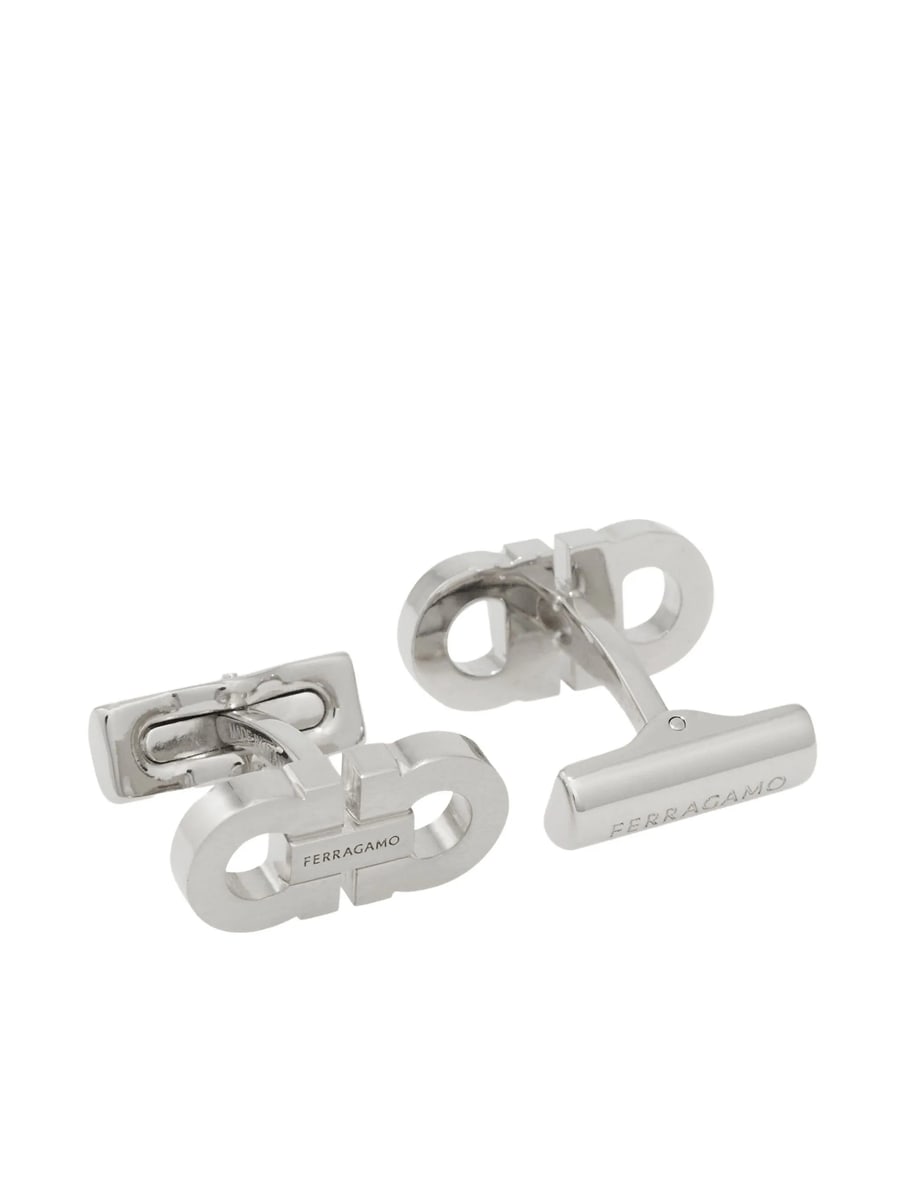 Ferragamo Ferragamo Double Gancini Cufflinks, view 3