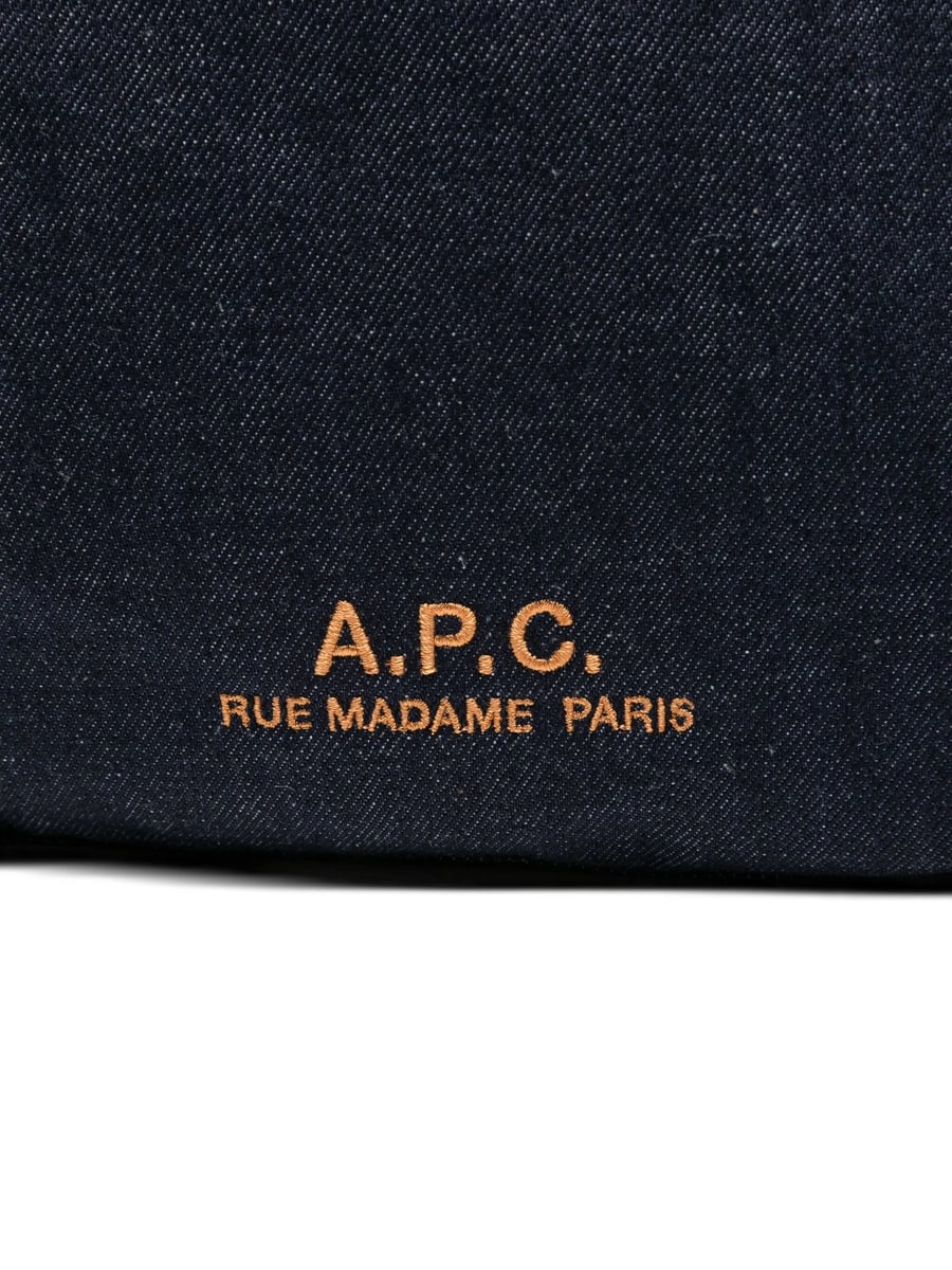 A.P.C. A.p.c. Medium Denim Crossbody Bag, view 5