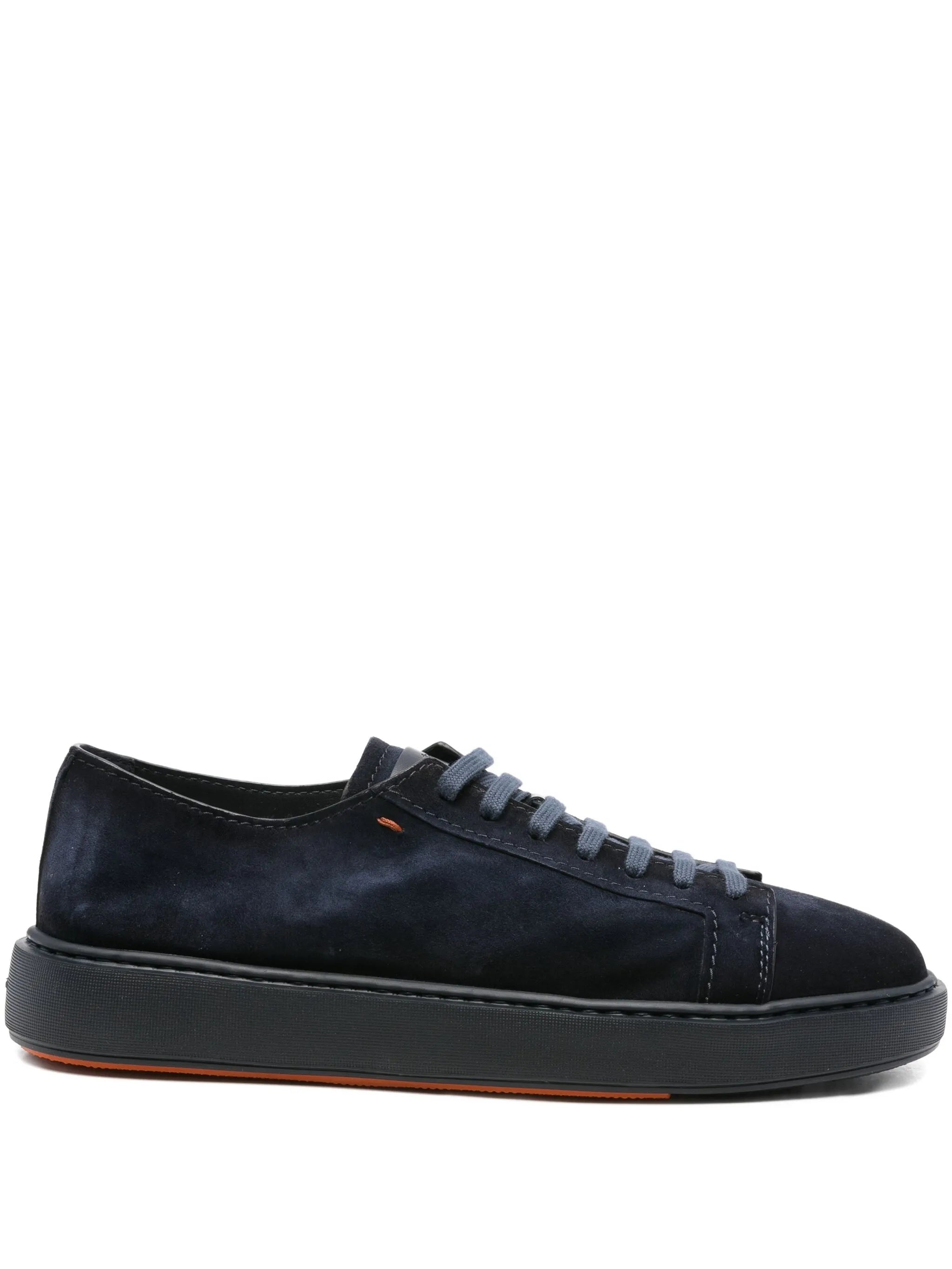 Santoni Santoni Suede Lace-up Sneakers