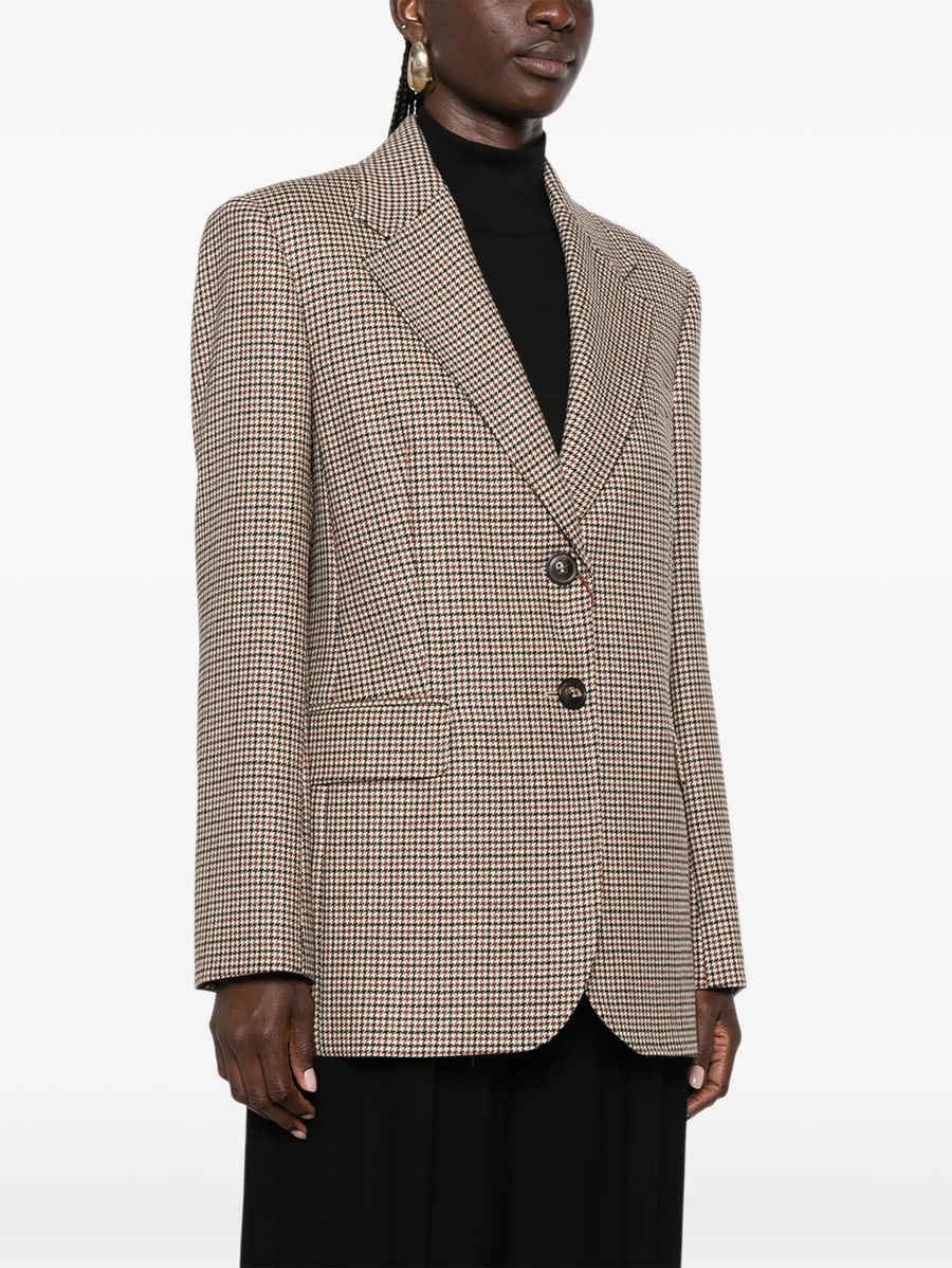 Max Mara Studio Max Mara Studio Alice Houndstooth Blazer, view 5