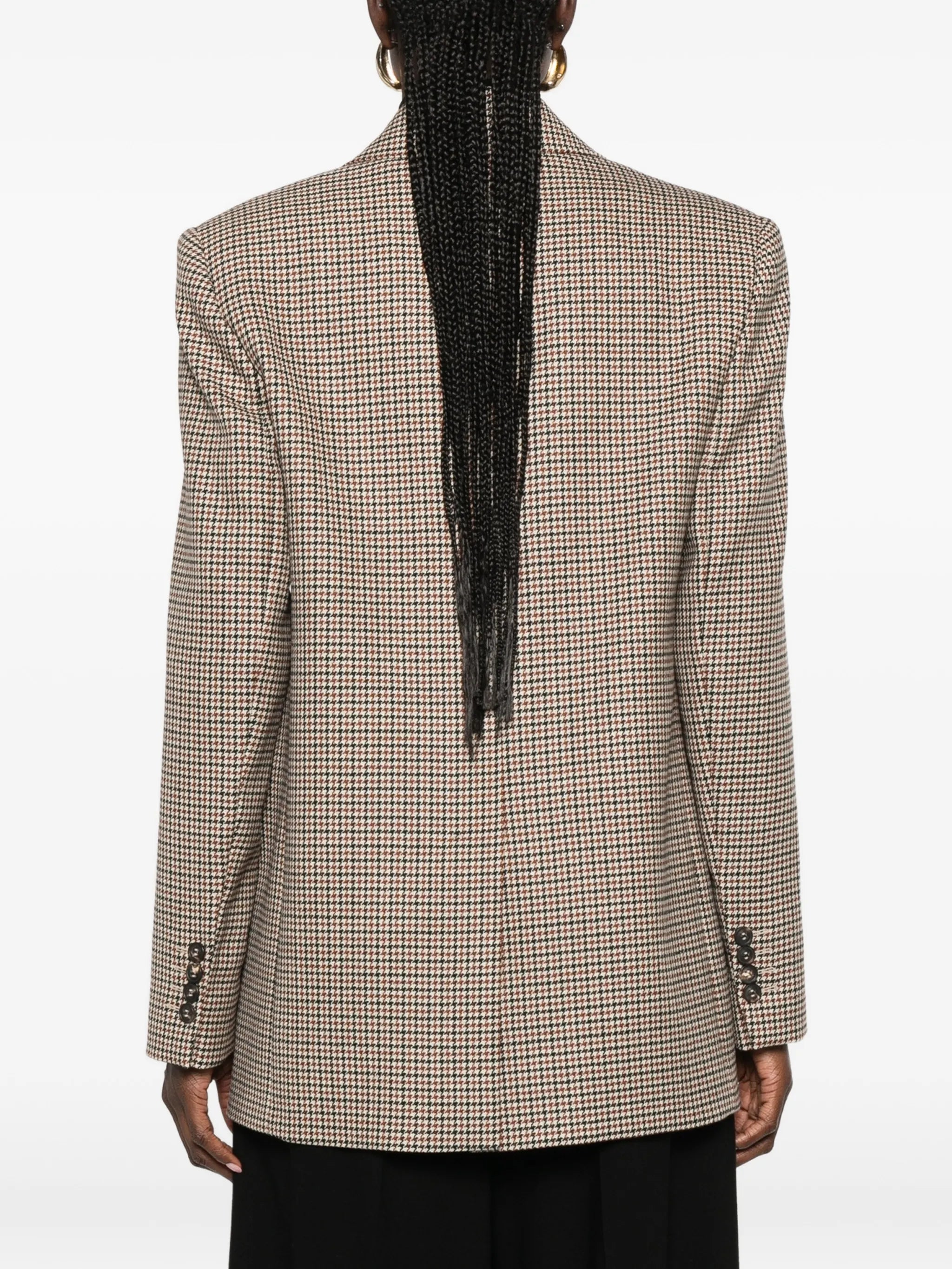 Max Mara Studio Max Mara Studio Alice Houndstooth Blazer, view 2