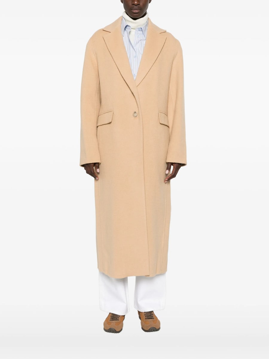 Vince Vince Notched-lapels Single-breasted Coat, view 4