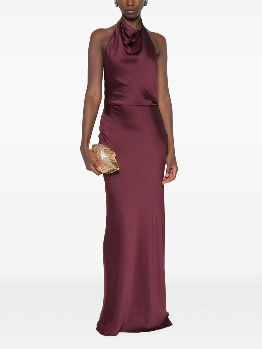 Simkhai Simkhai Halterneck Maxi Dress, view 4