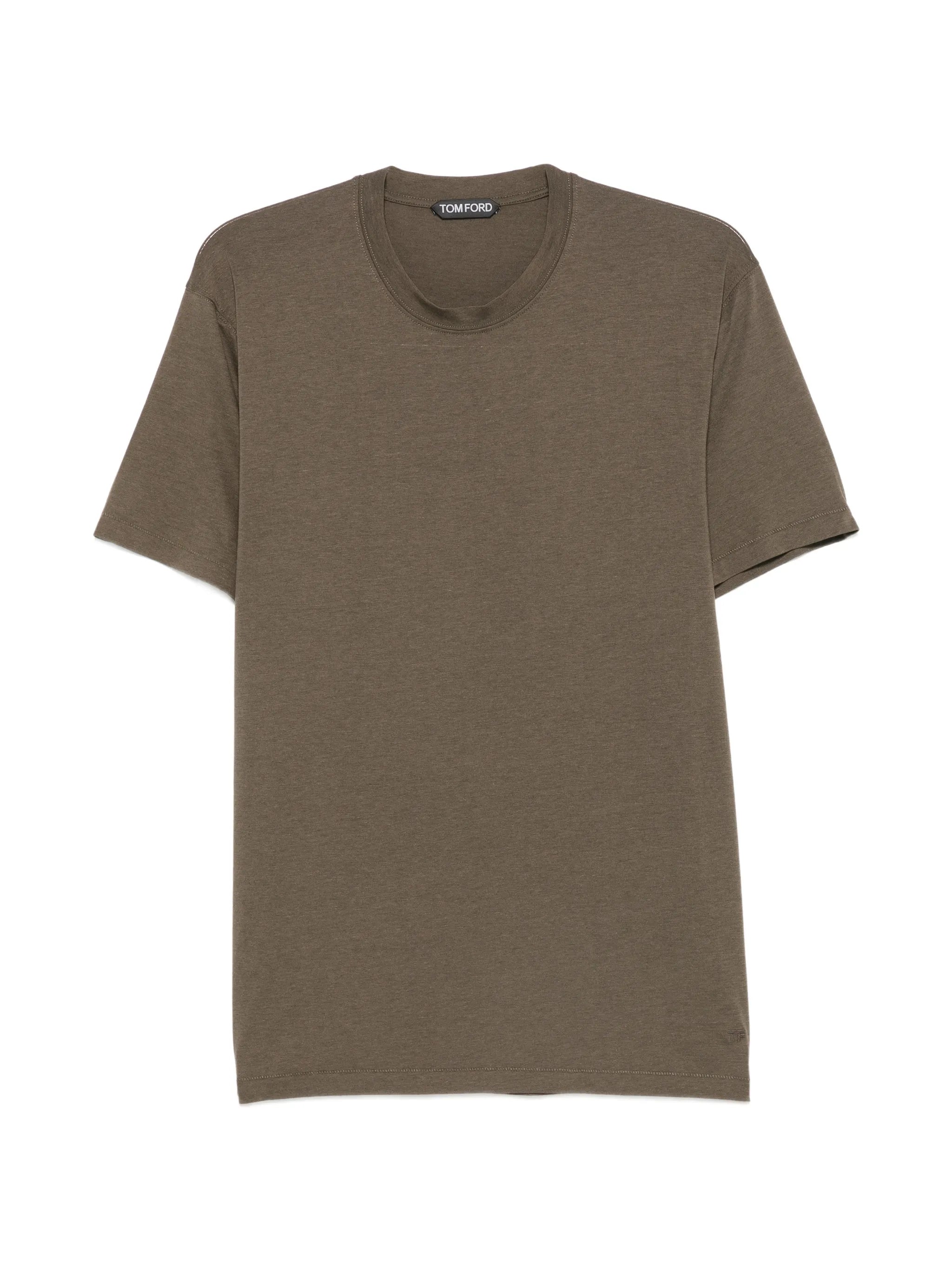 Tom Ford Tom Ford Logo-embroidered Crew-neck T-shirt