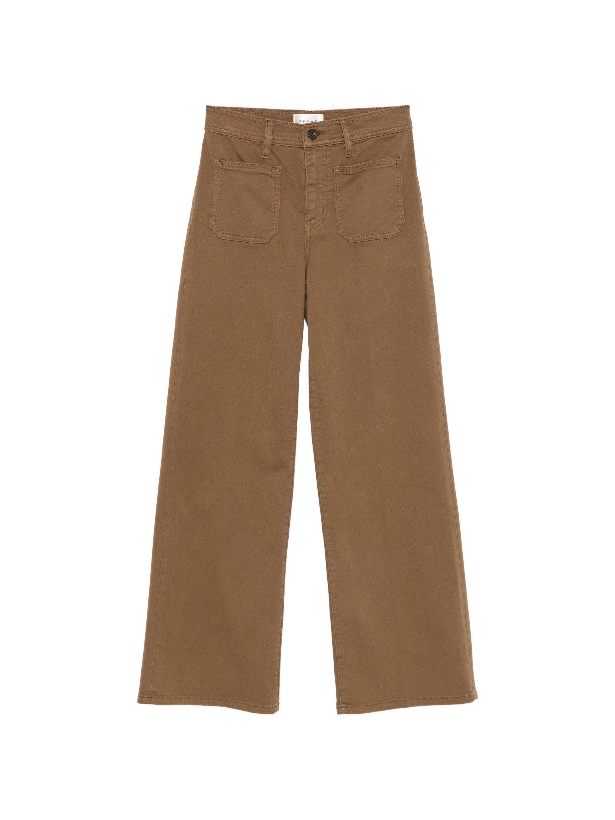 Frame Frame Le Slim Patch-pocket Wide-leg Jeans