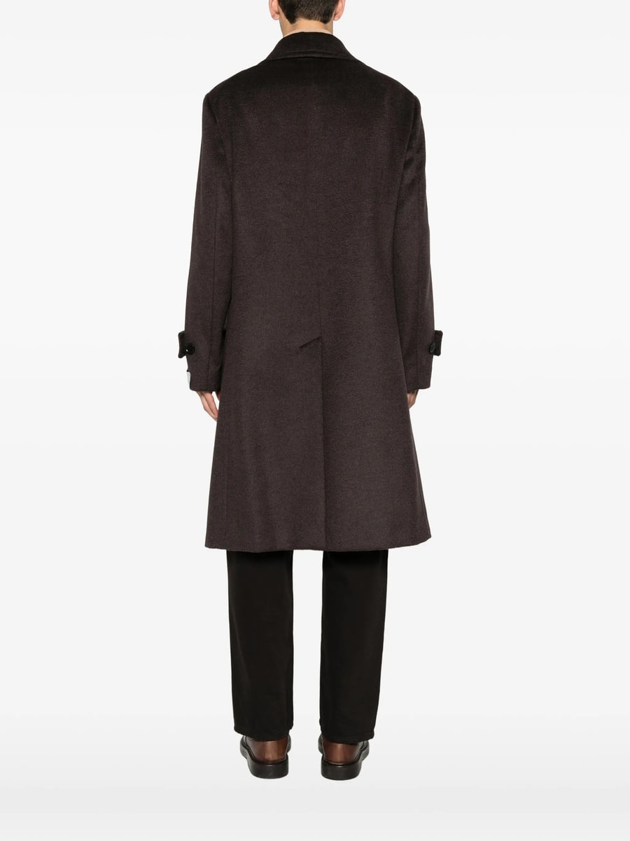 Caruso Caruso Corsaro Double-breasted Buttoned Coat, view 5