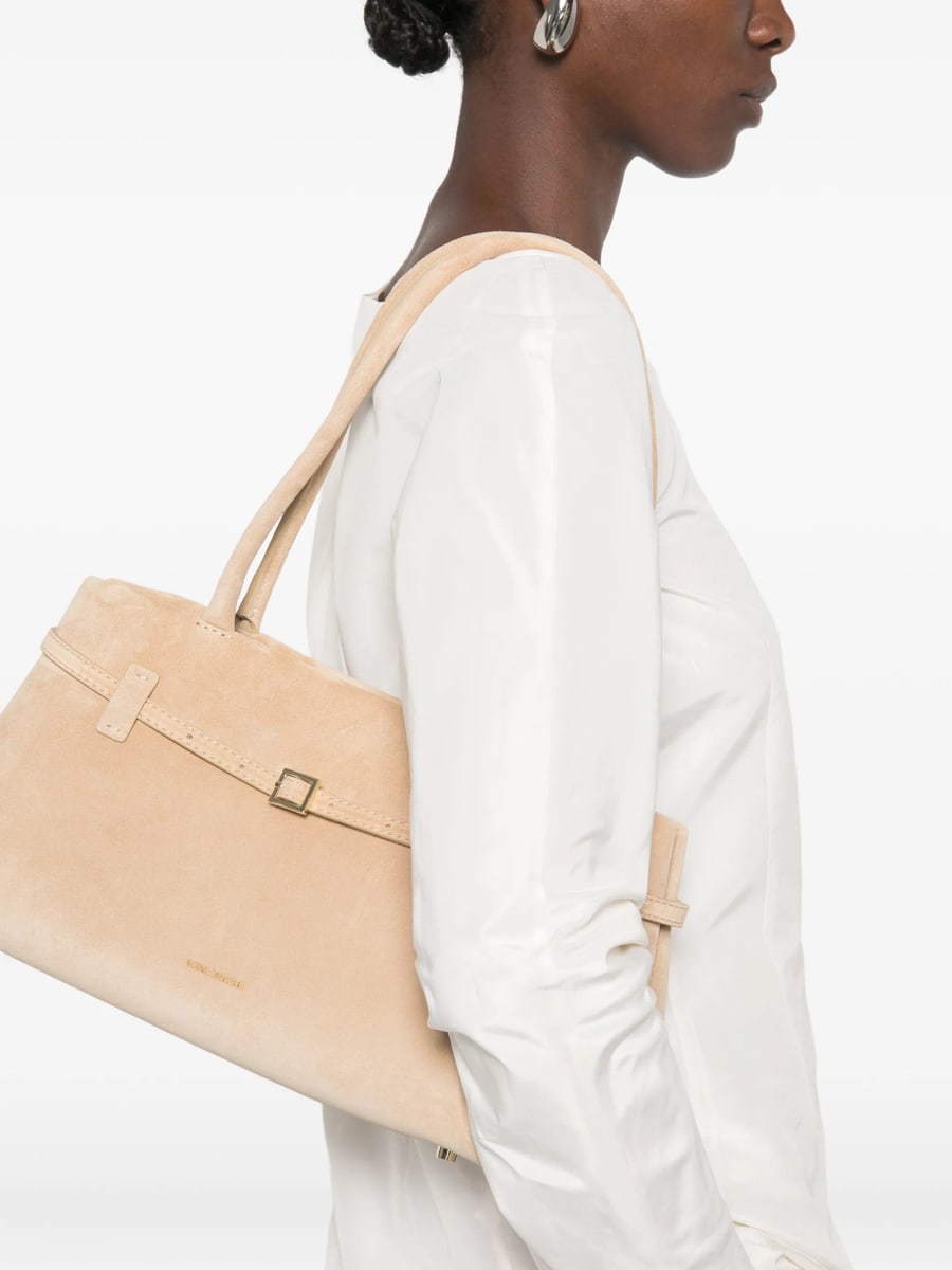 Manu Atelier Manu Atelier Le Cambon Buckle-detail East-West Bag, view 5