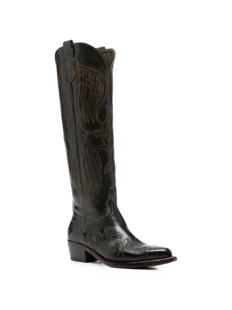 Eraldo Eraldo Leather Cowboy Boots, view 3