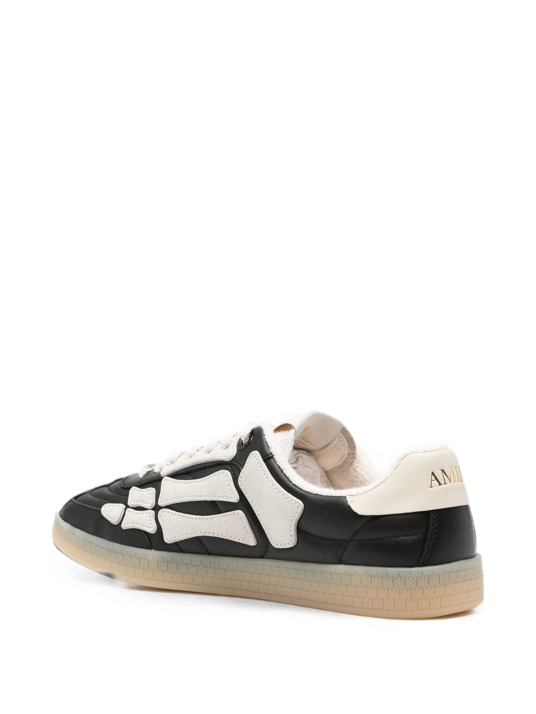 Amiri Amiri Pacific Bones Leather Sneakers, view 2