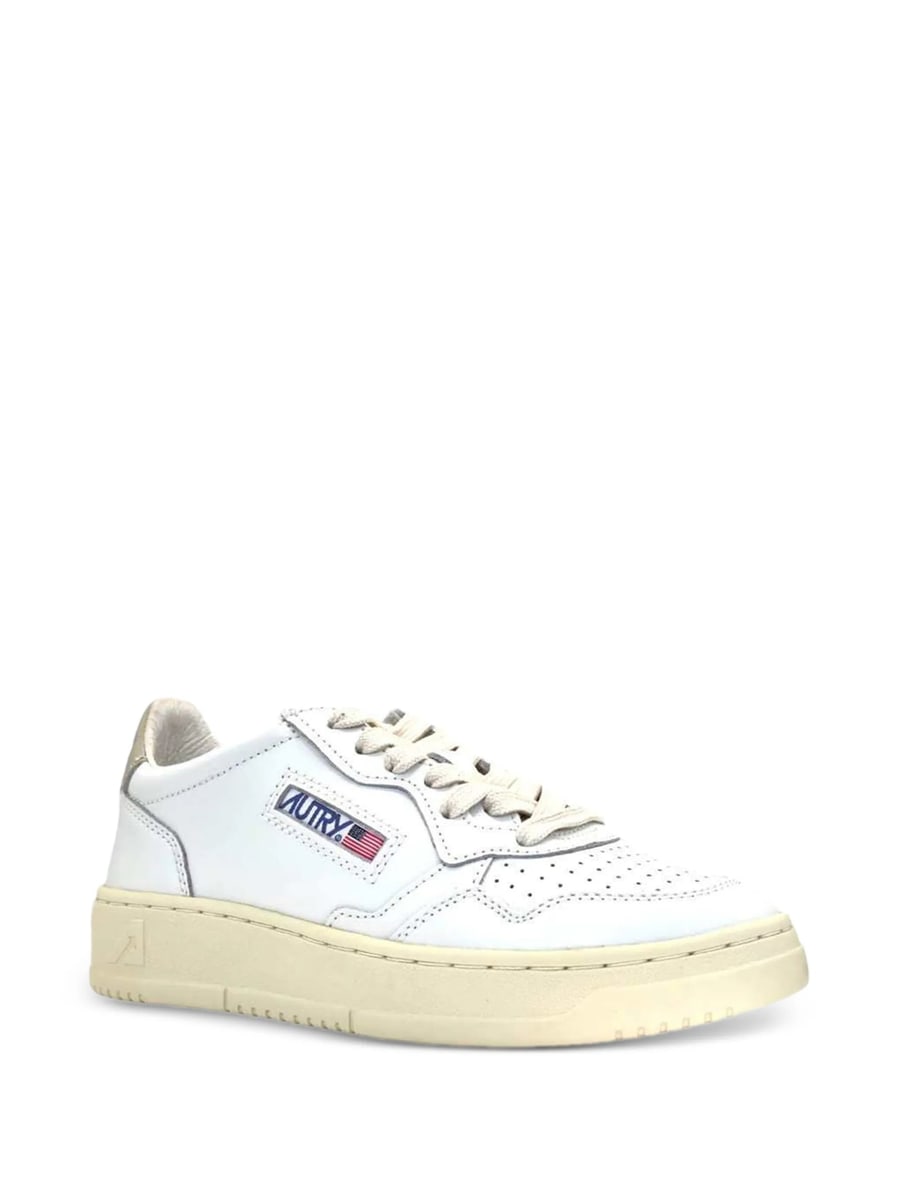 Autry Autry Medalist Perforated Leather Sneakers, view 3