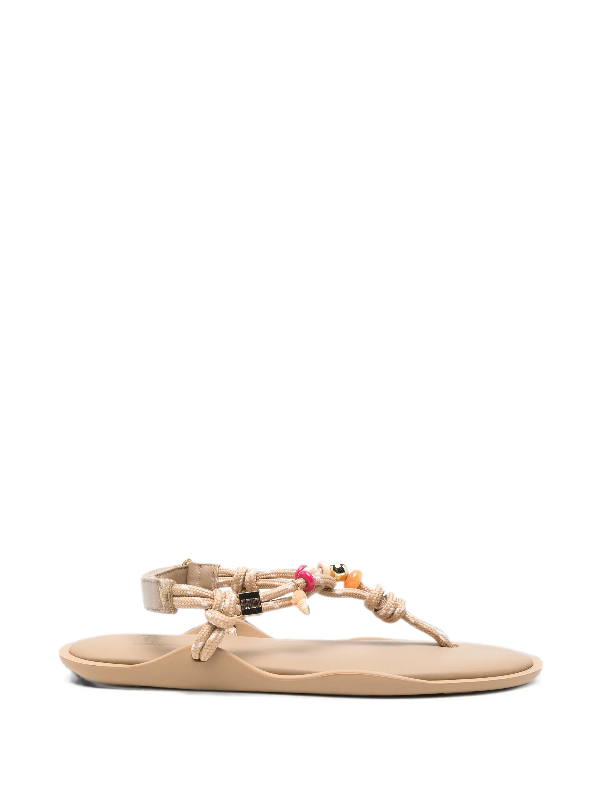 Flowze Flowze X Collanine Colorate Beaded-rope Sandals