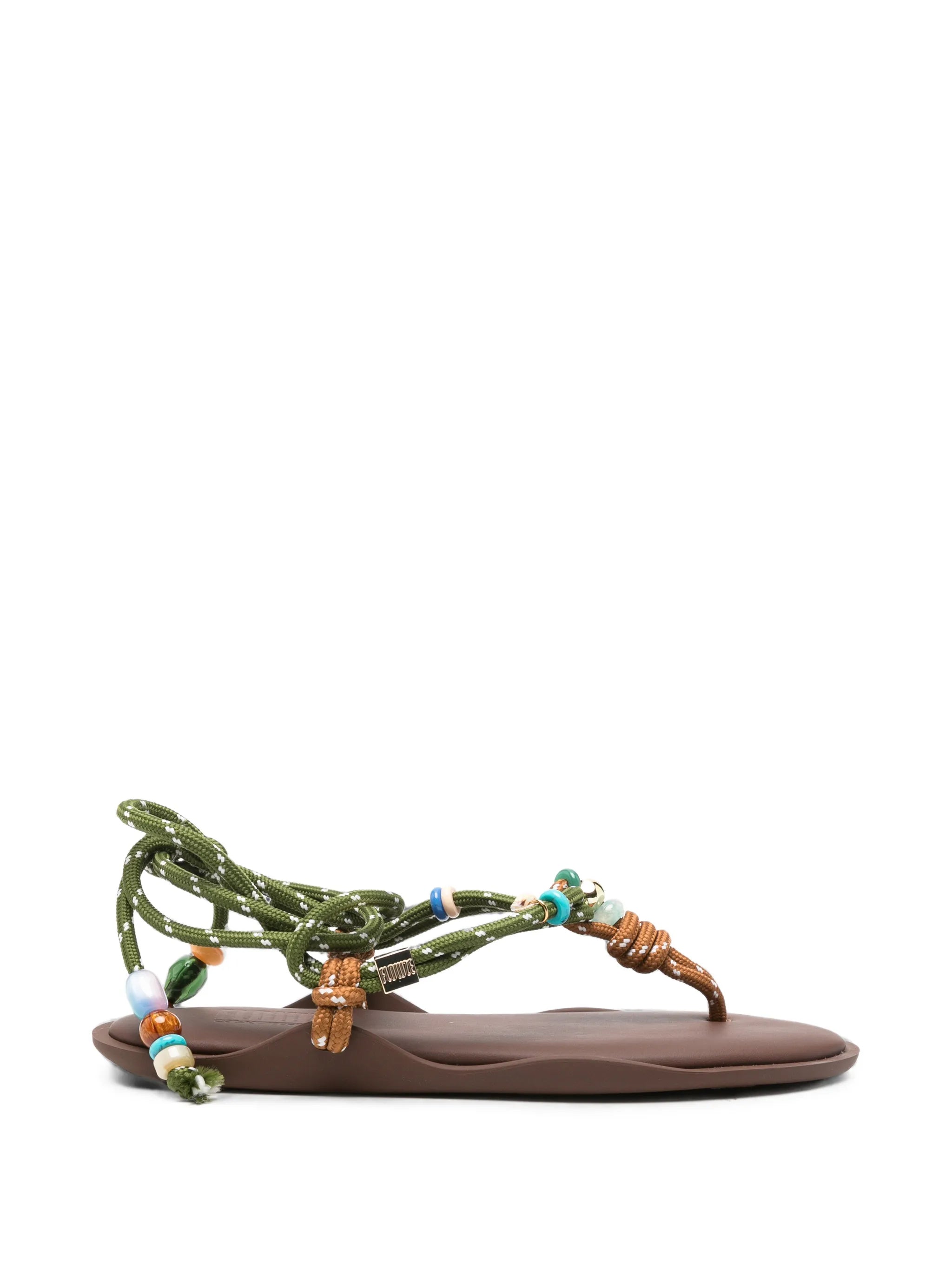 Flowze Flowze X Collanine Colorate Bead-embellished Sandals