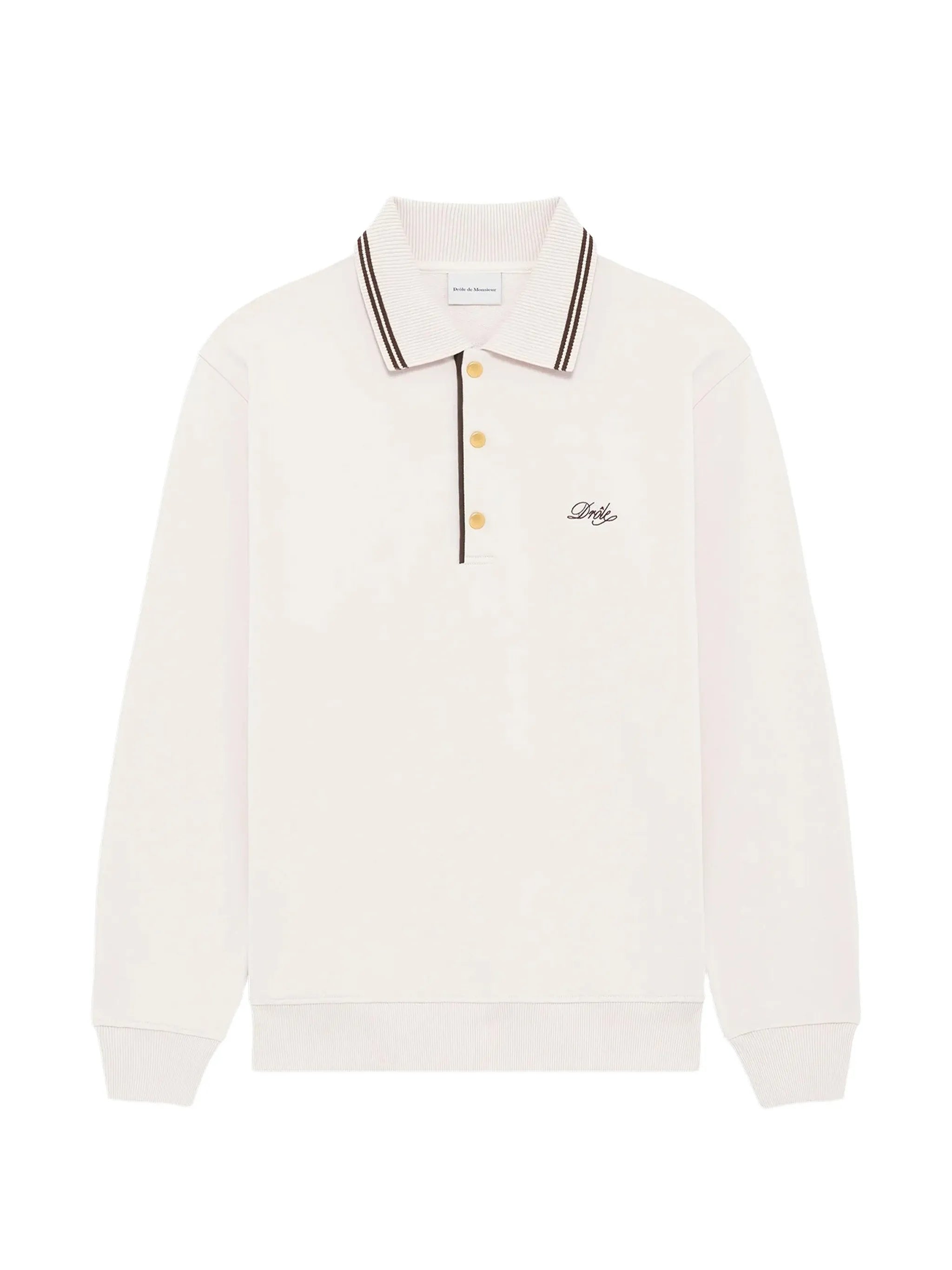 Drole De Monsieur Drole De Monsieur Drôle Logo-embroidered Polo Shirt