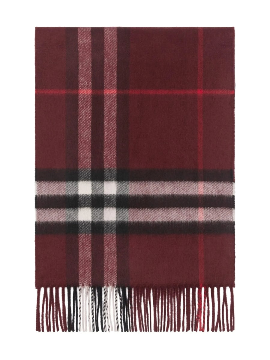 Burberry Burberry Checked Cashmere Scarf, view 2