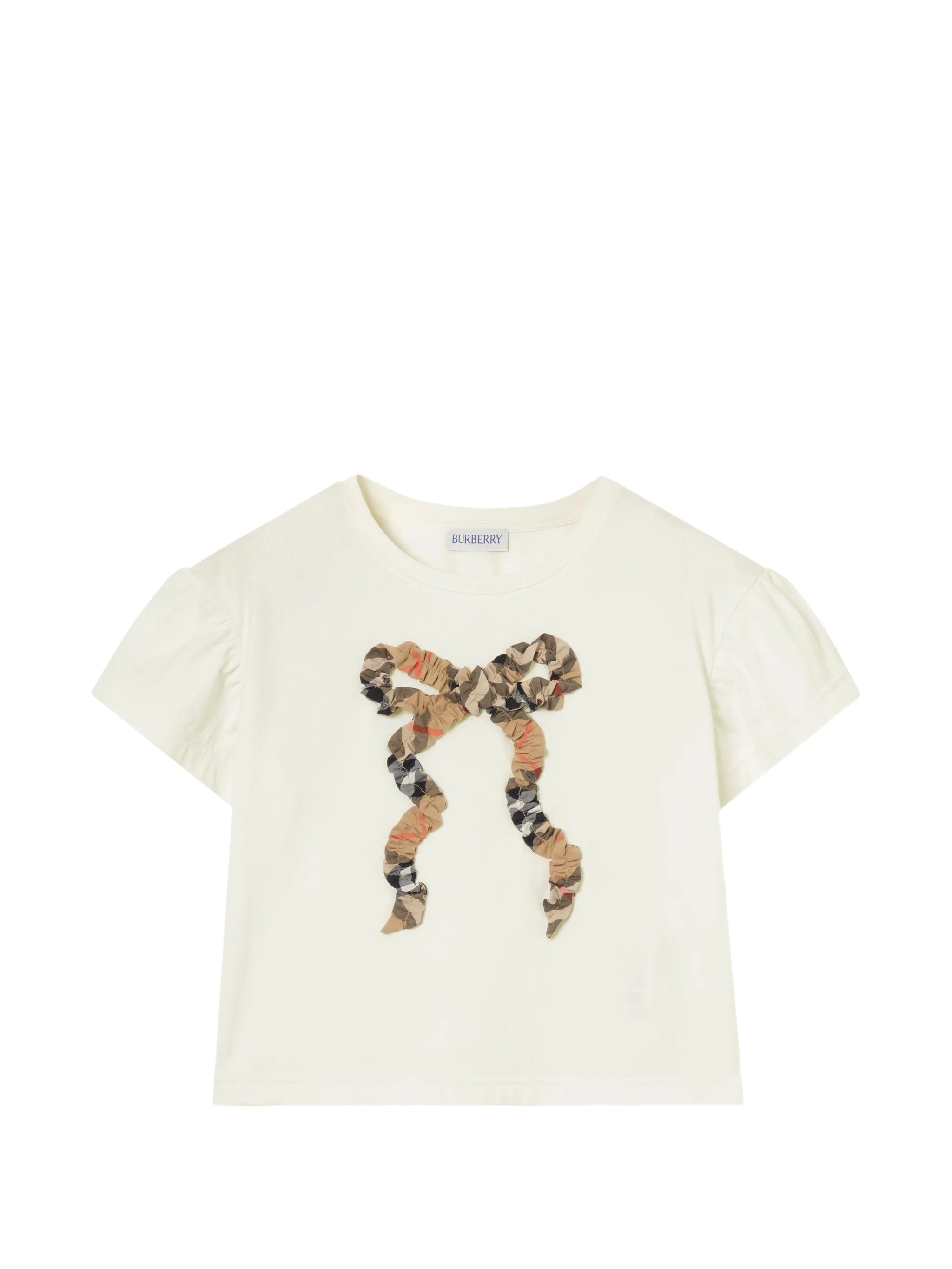 Burberry Burberry Check-bow T-shirt