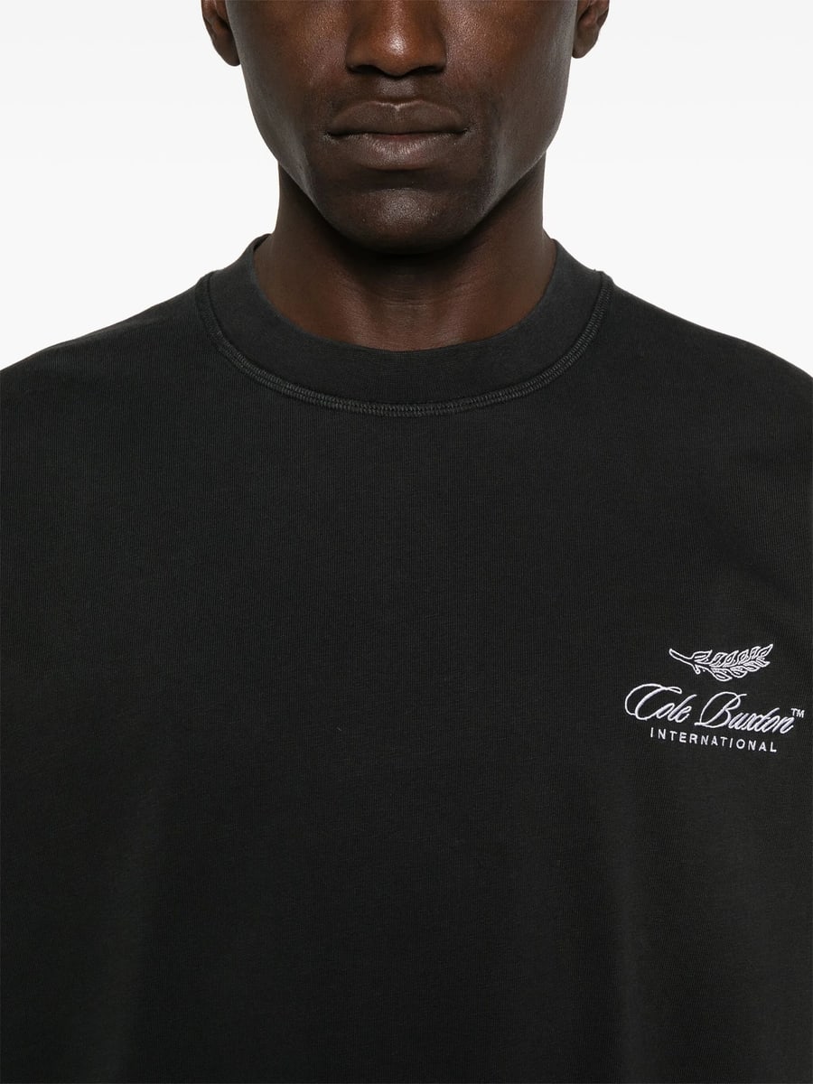 Cole Buxton Cole Buxton Logo-embroidered T-shirt, view 2