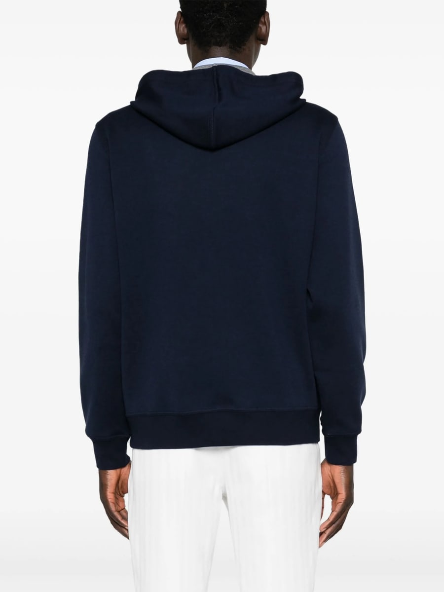 Brunello Cucinelli Brunello Cucinelli Zip-up Drawstring Hoodie, view 2