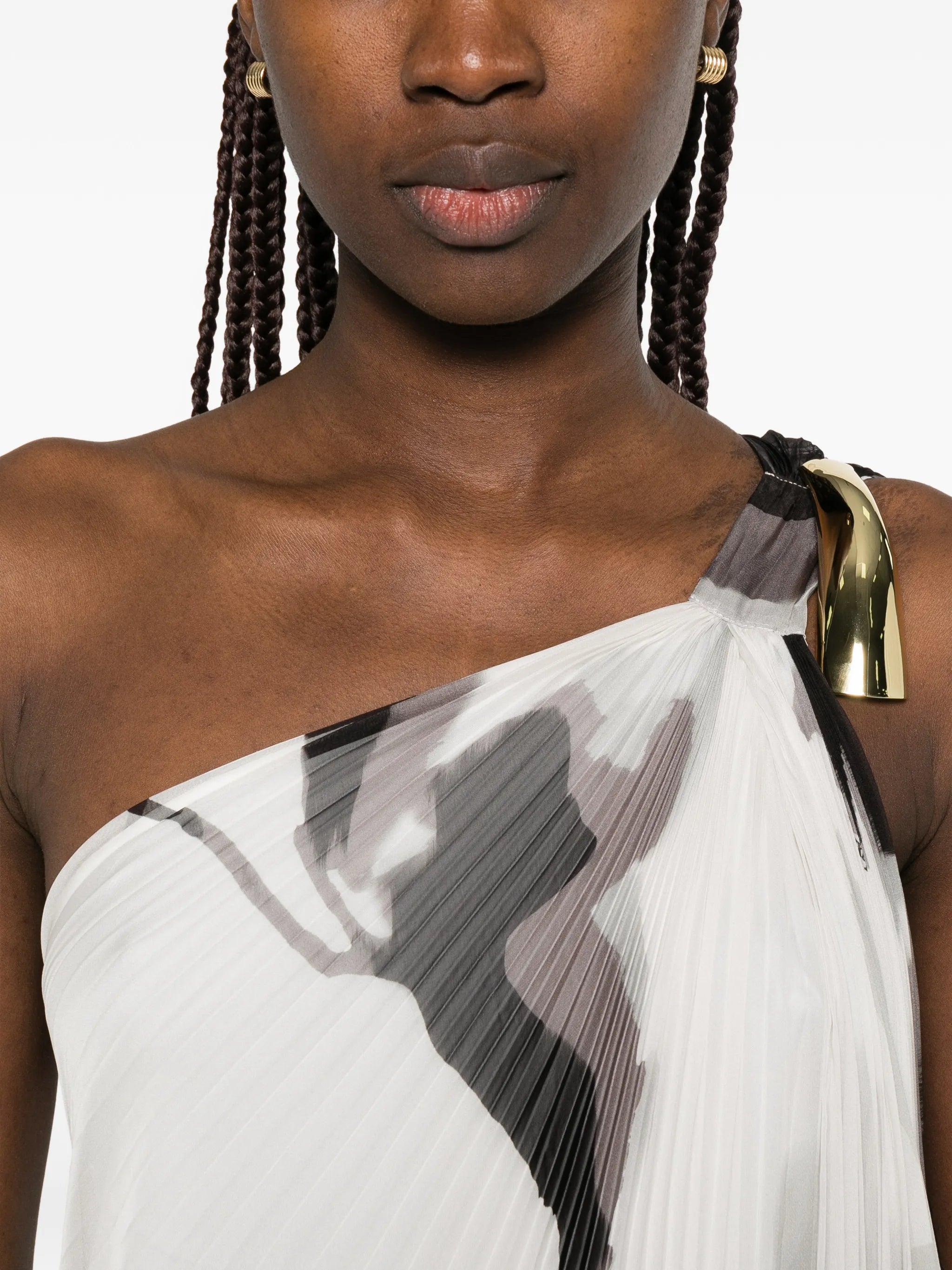 Max Mara Pianoforte Max Mara Pianoforte Floral-print Pleated Maxi Dress, view 2