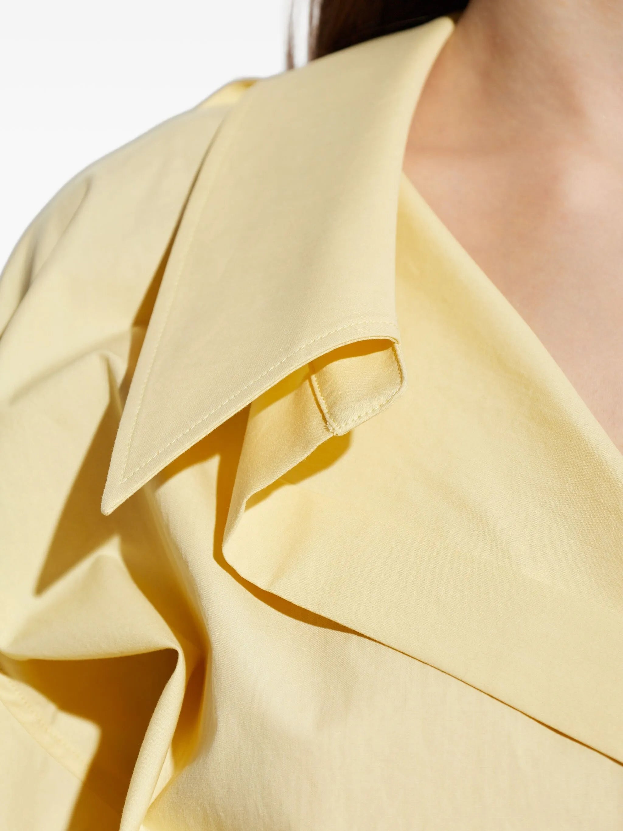 The Attico The Attico Mini Buttoned Collared Dress, view 2