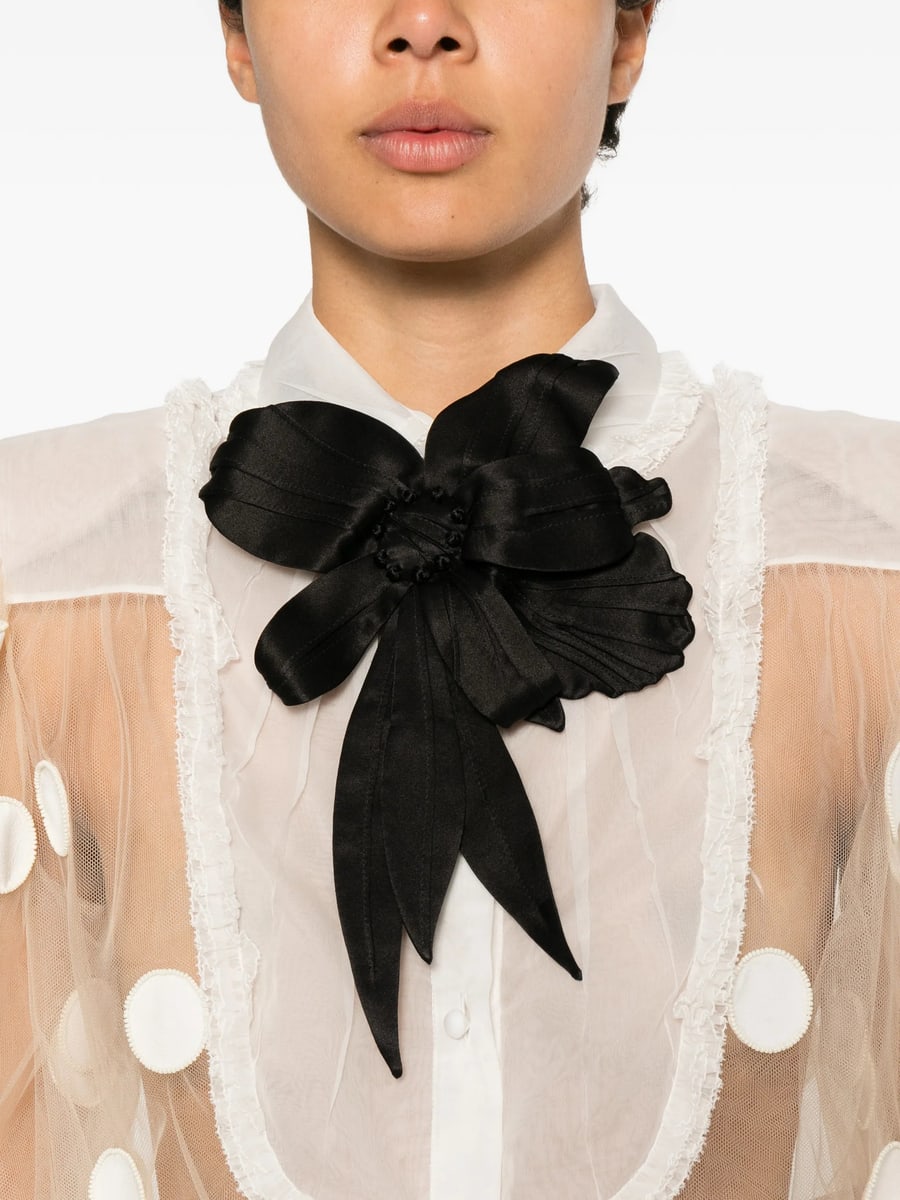 Valentino Valentino Polka-dot Blouse, view 5