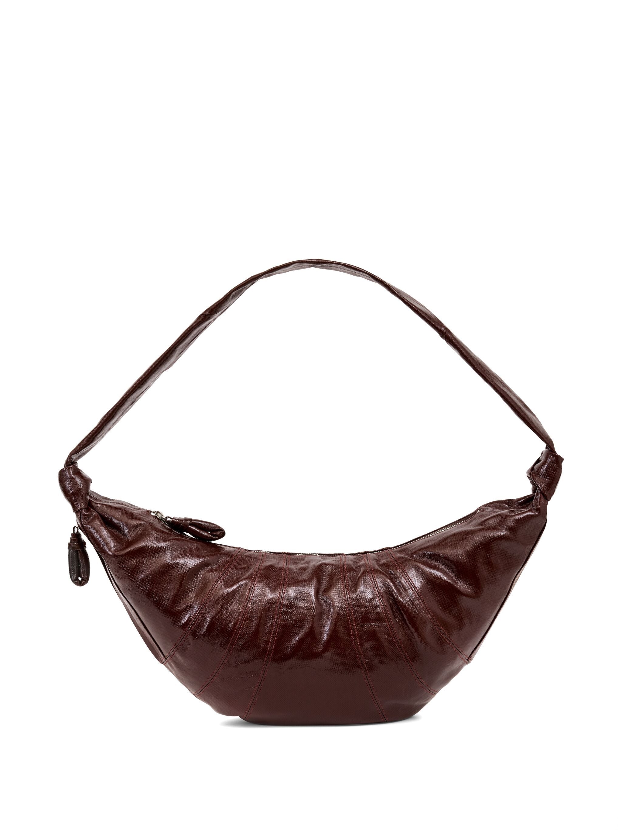 Lemaire Lemaire Large Croissant Bag In Coated Cotton