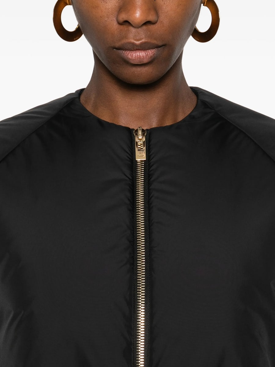 Alaïa Alaïa Pleated Bomber Jacket, view 2