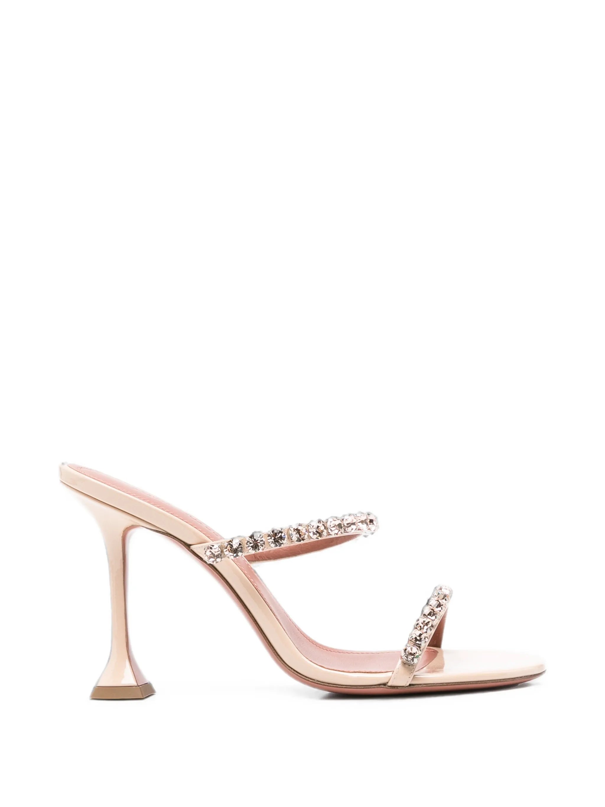 Amina Muaddi Amina Muaddi Gigi Crystal-embellished Sandals