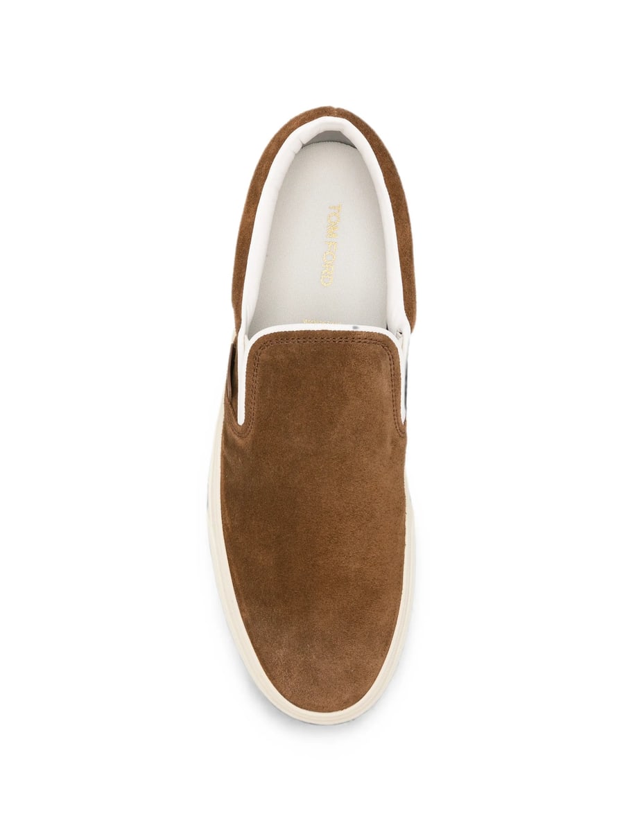 Tom Ford Tom Ford Round-toe Slip-on Loafers, view 4