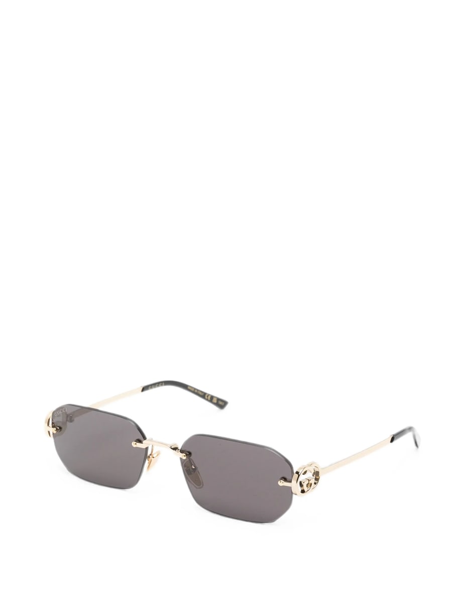 Gucci Gucci Interlocking G Rimless Sunglasses, view 2