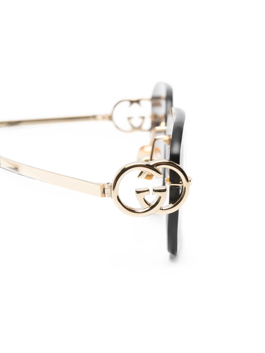 Gucci Gucci Interlocking G Rimless Sunglasses, view 3