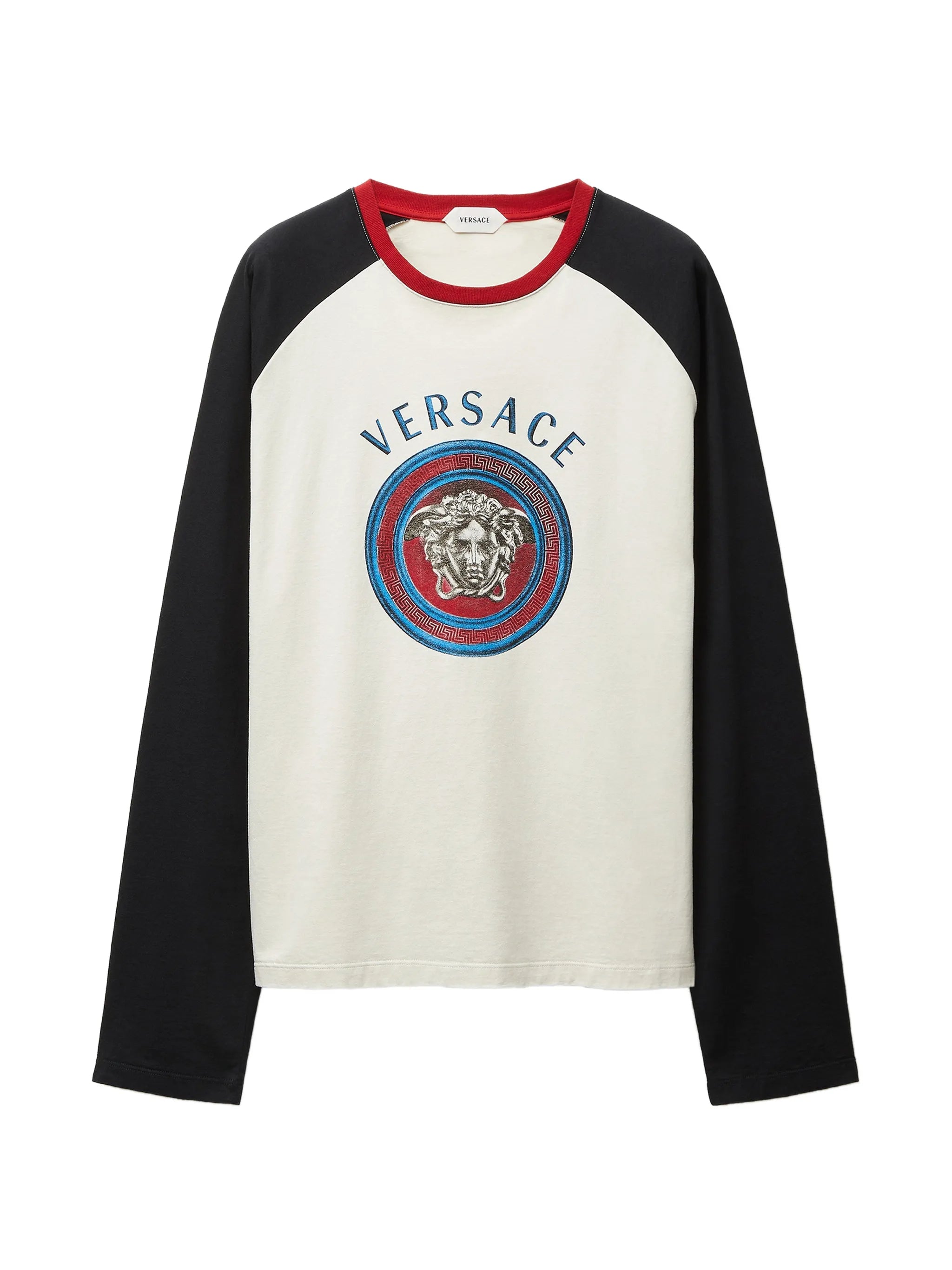 Versace Versace Medusa-print Raglan-sleeve T-shirt