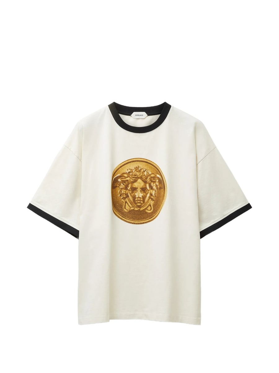Versace Versace Printed Cotton T-shirt