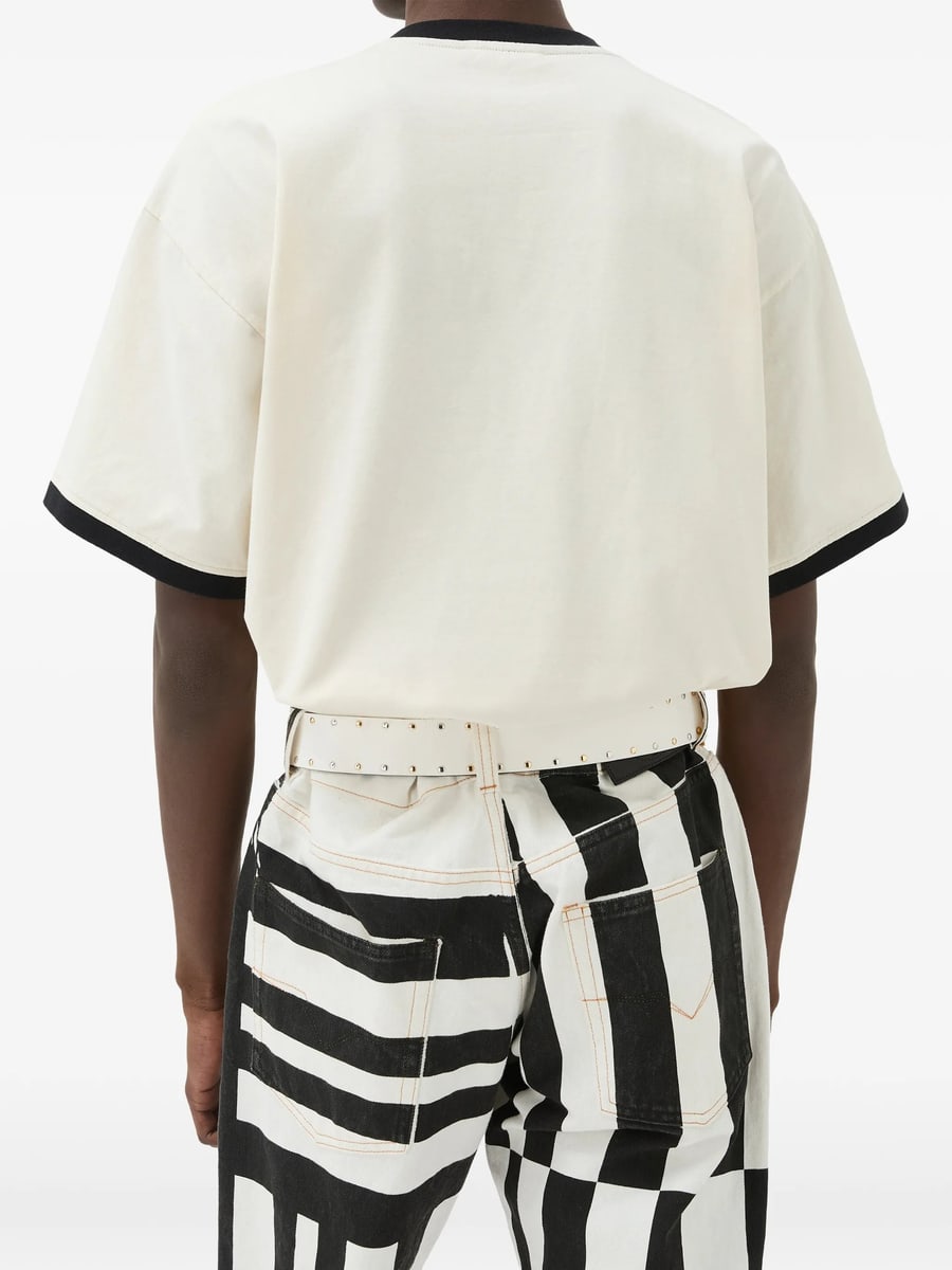 Versace Versace Printed Cotton T-shirt, view 3