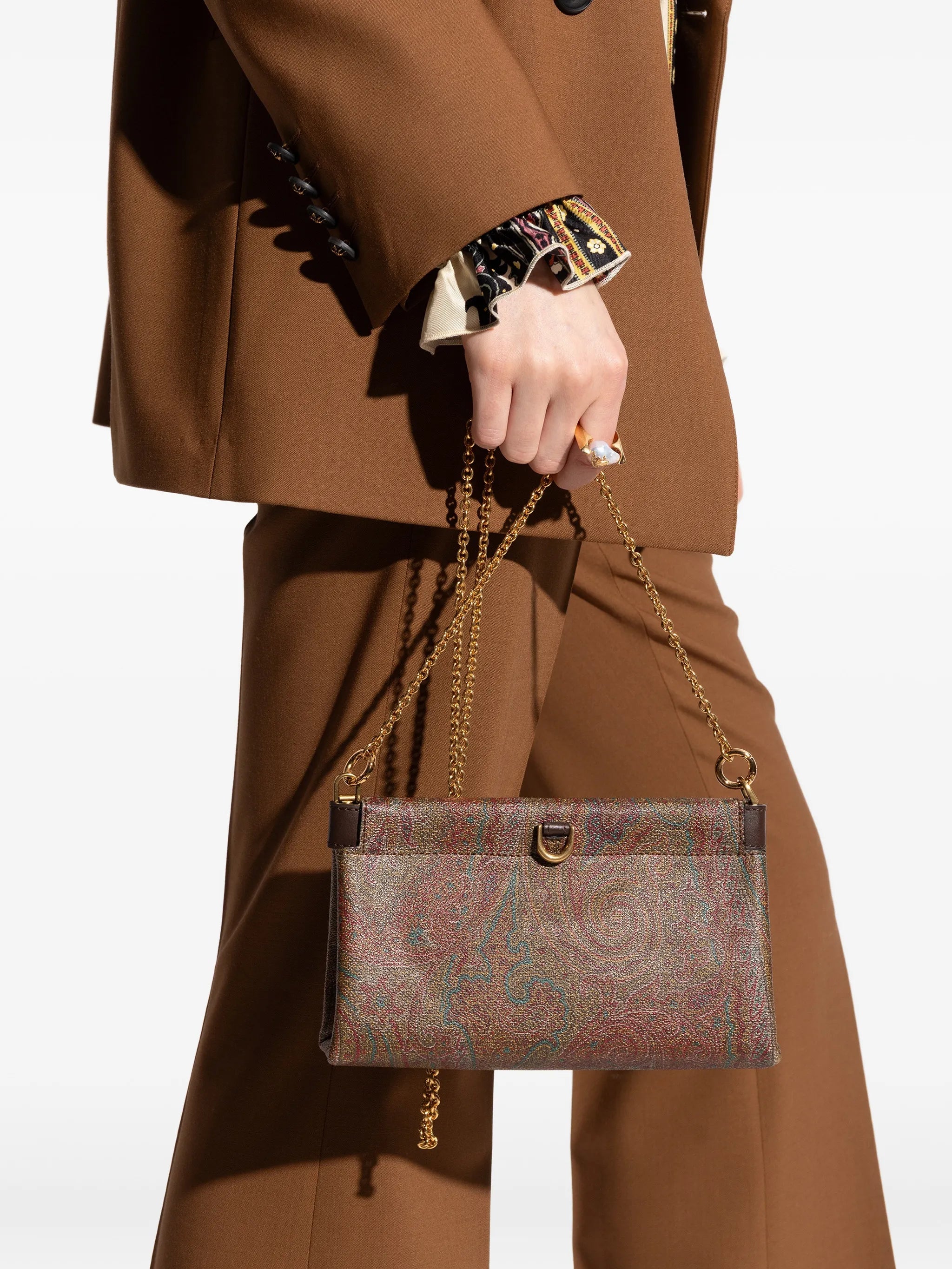 Etro Etro Mini Talk Paisley Clutch Bag, view 2