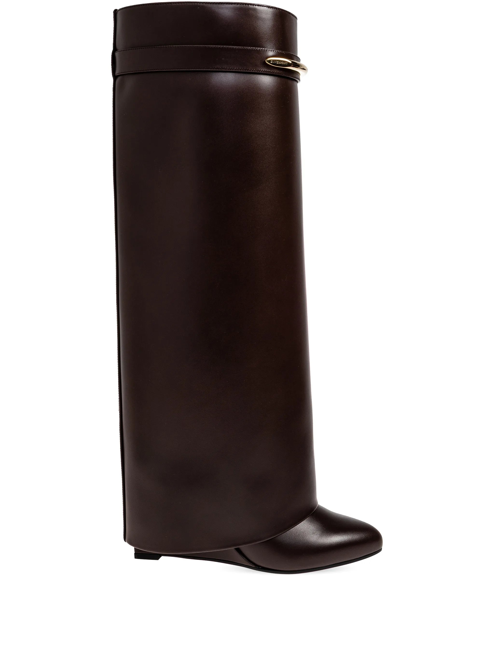 Givenchy Givenchy Shark Pinch Leather Knee-high Boots