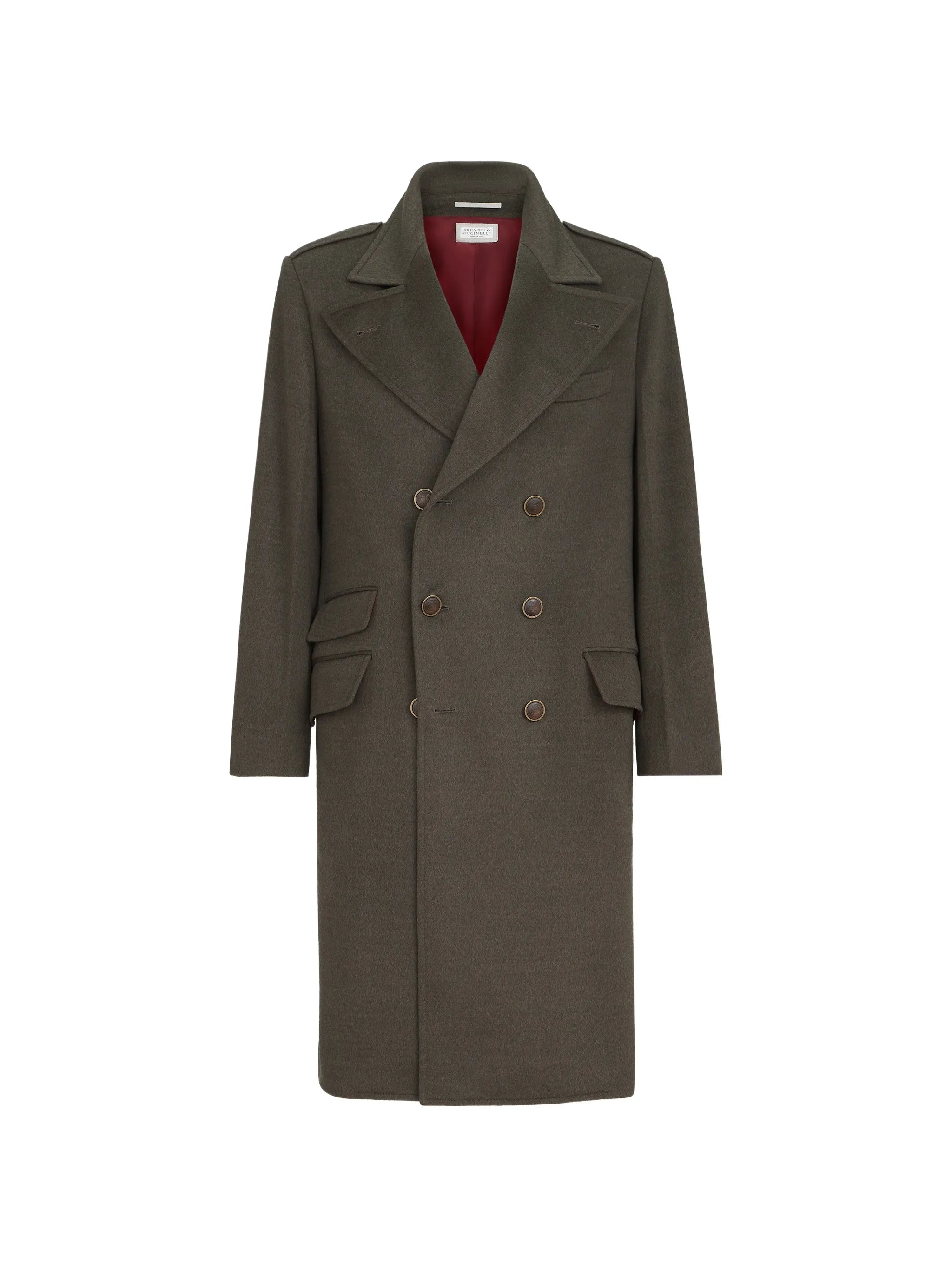 Brunello Cucinelli Brunello Cucinelli Lightweight Virgin-wool Cloth One-and-a Half Breasted Coat With Peak-lapels