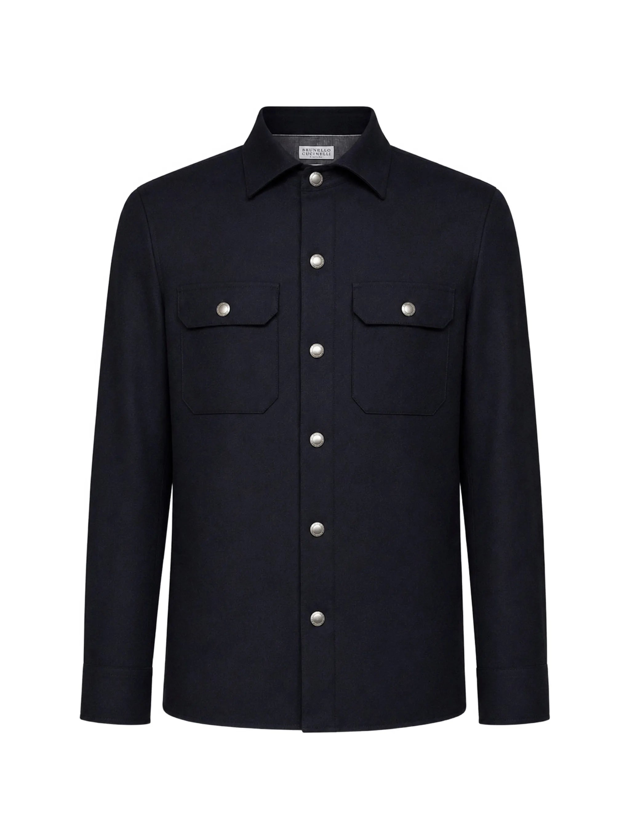 Brunello Cucinelli Brunello Cucinelli Virgin-wool Snap-button Shirt