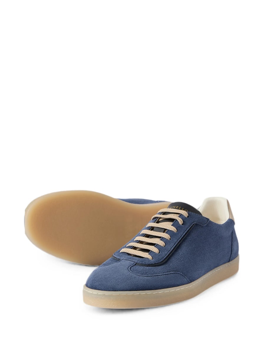Brunello Cucinelli Brunello Cucinelli Suede Sneakers, view 3