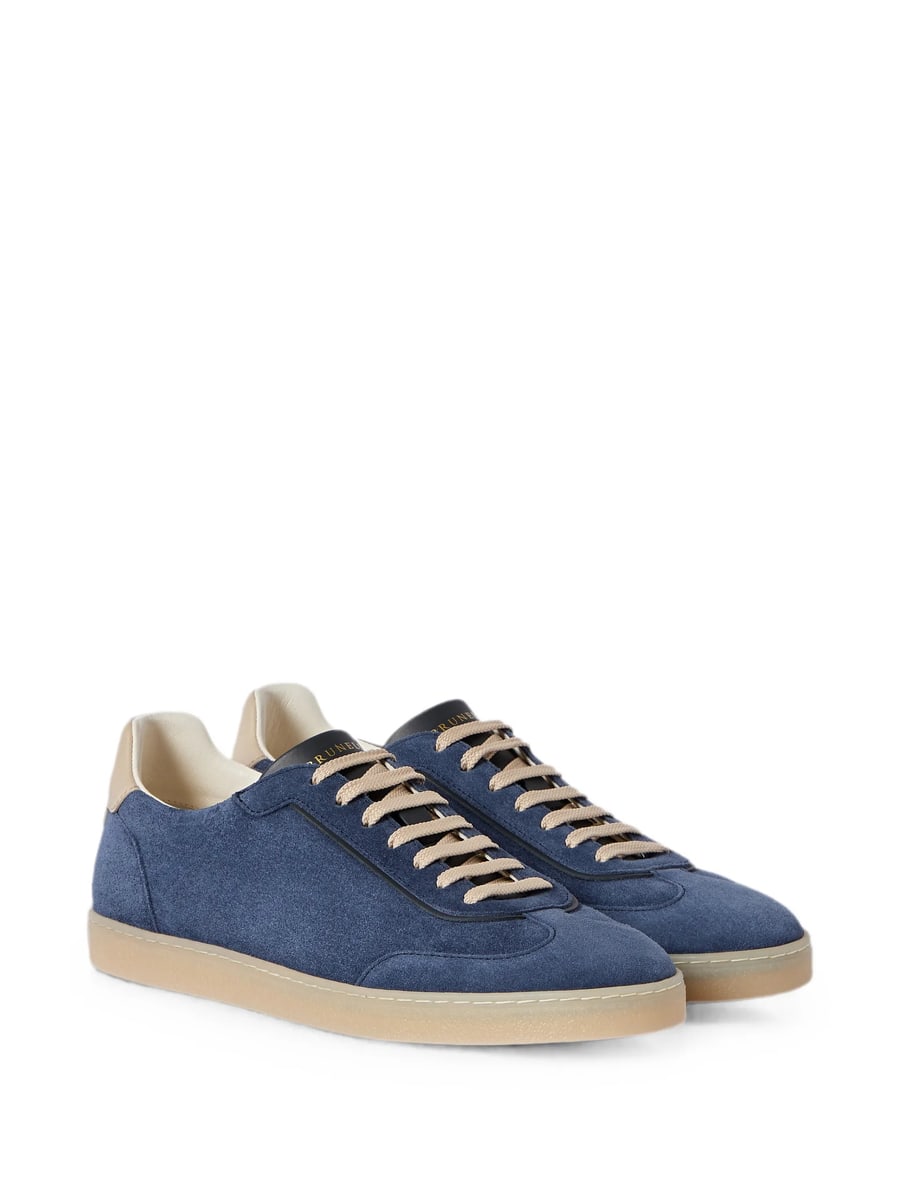 Brunello Cucinelli Brunello Cucinelli Suede Sneakers, view 4