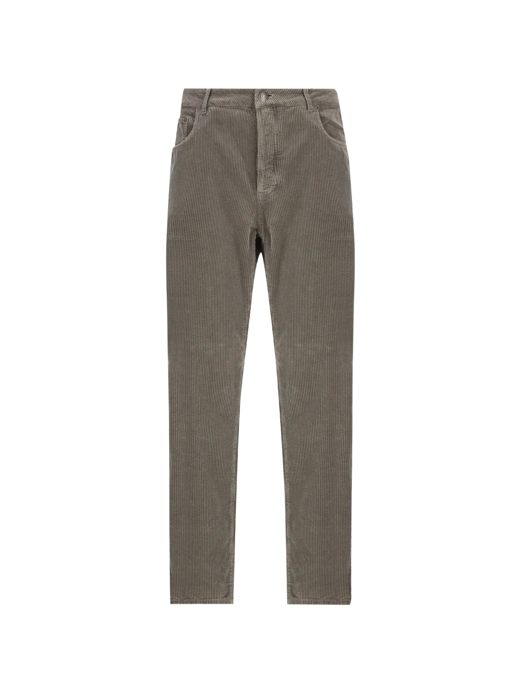 Brunello Cucinelli Brunello Cucinelli Corduroy Straight-leg Trousers