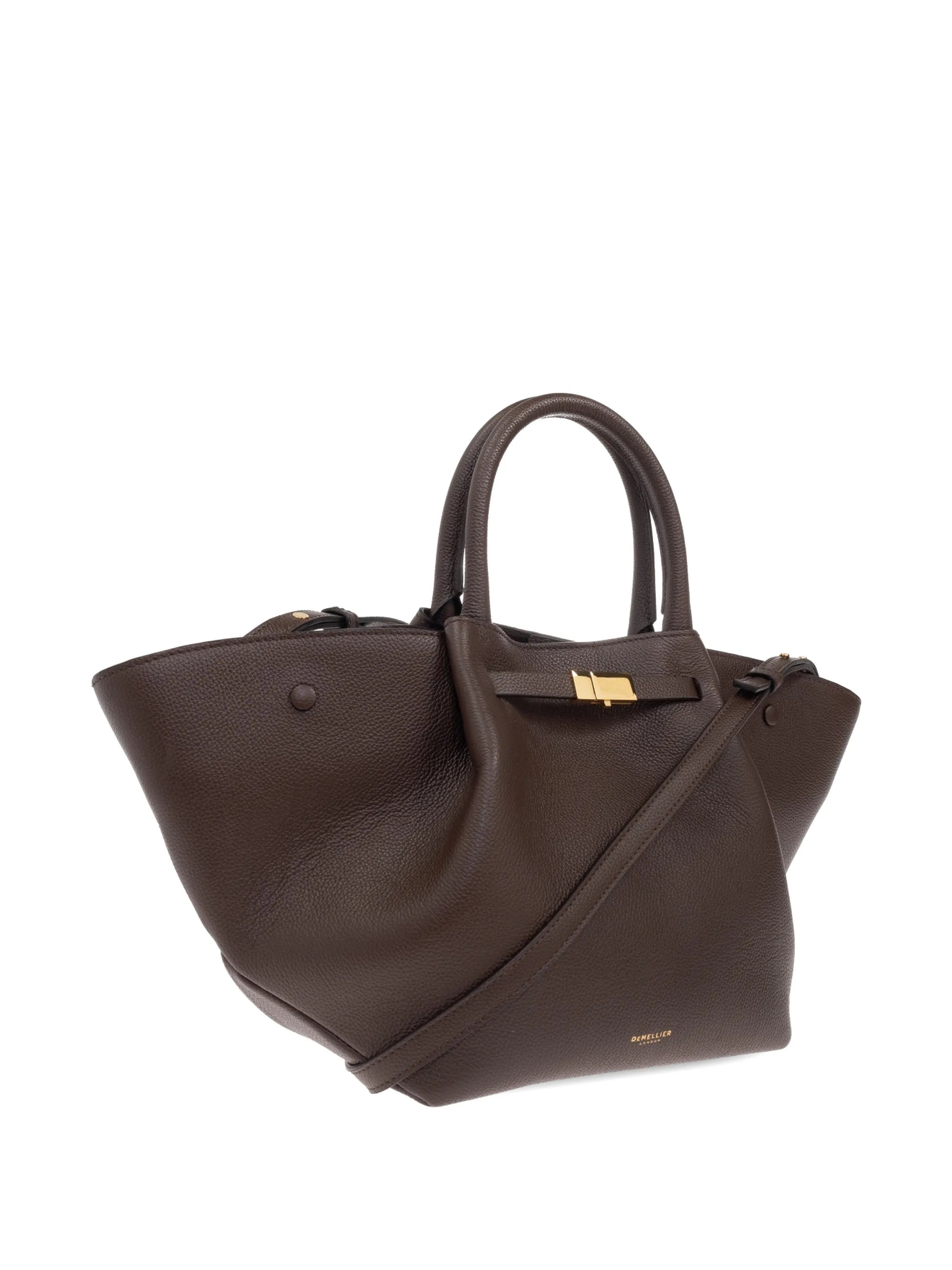 Demellier Demellier Midi New York Grained Leather Tote Bag, view 2