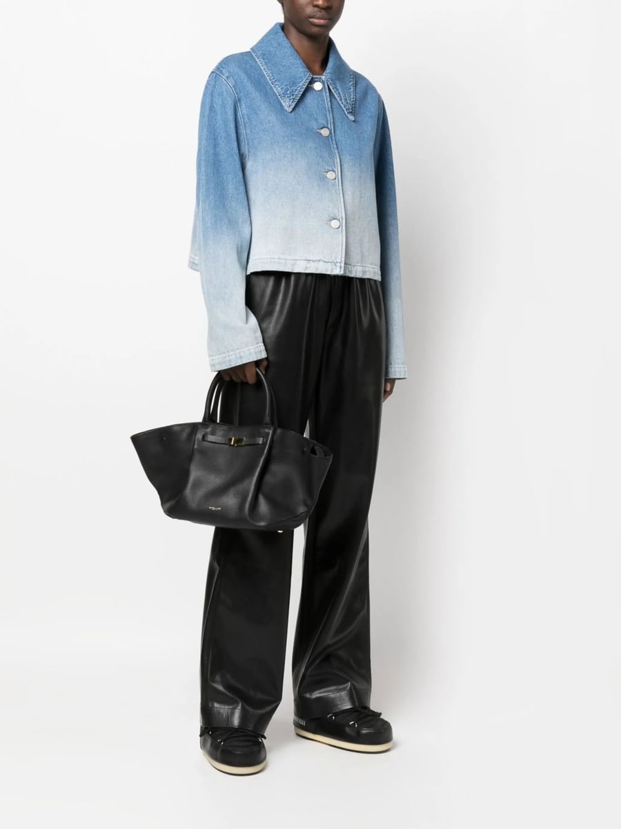 Demellier Demellier Oversized Leather Tote Bag, view 2