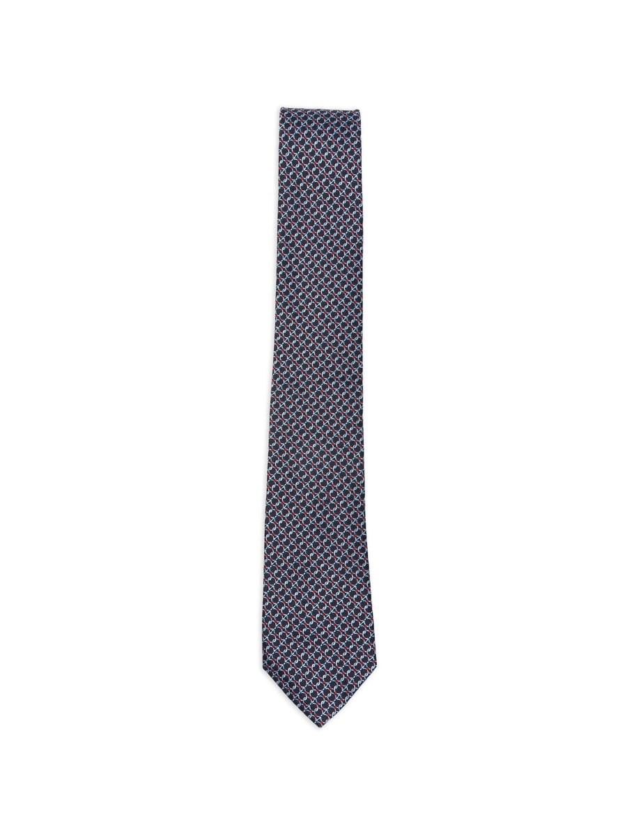 Ferragamo Ferragamo Gancini-pattern Silk Tie